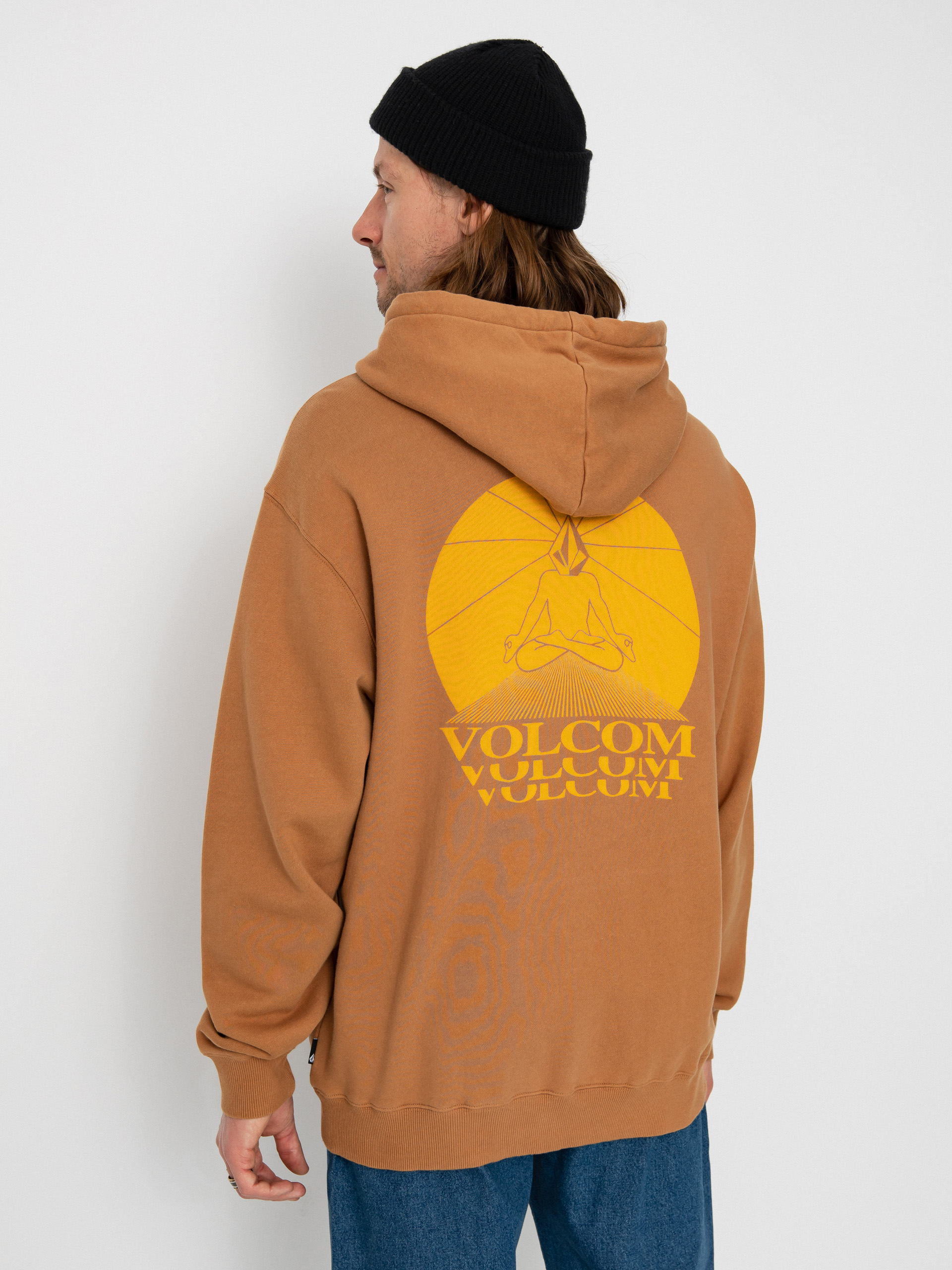 Volcom Terry Stoned HD Kapucnis pulóver (tobacco)