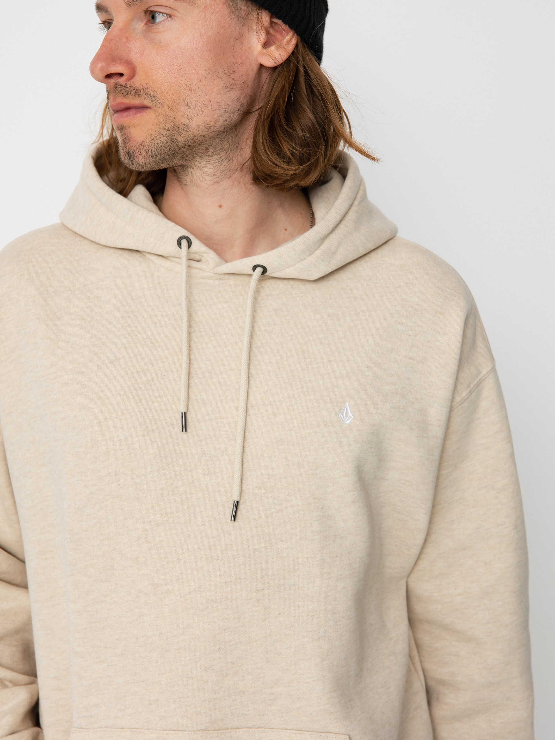 Volcom Single Stone HD Kapucnis pulóver (whitecap grey)