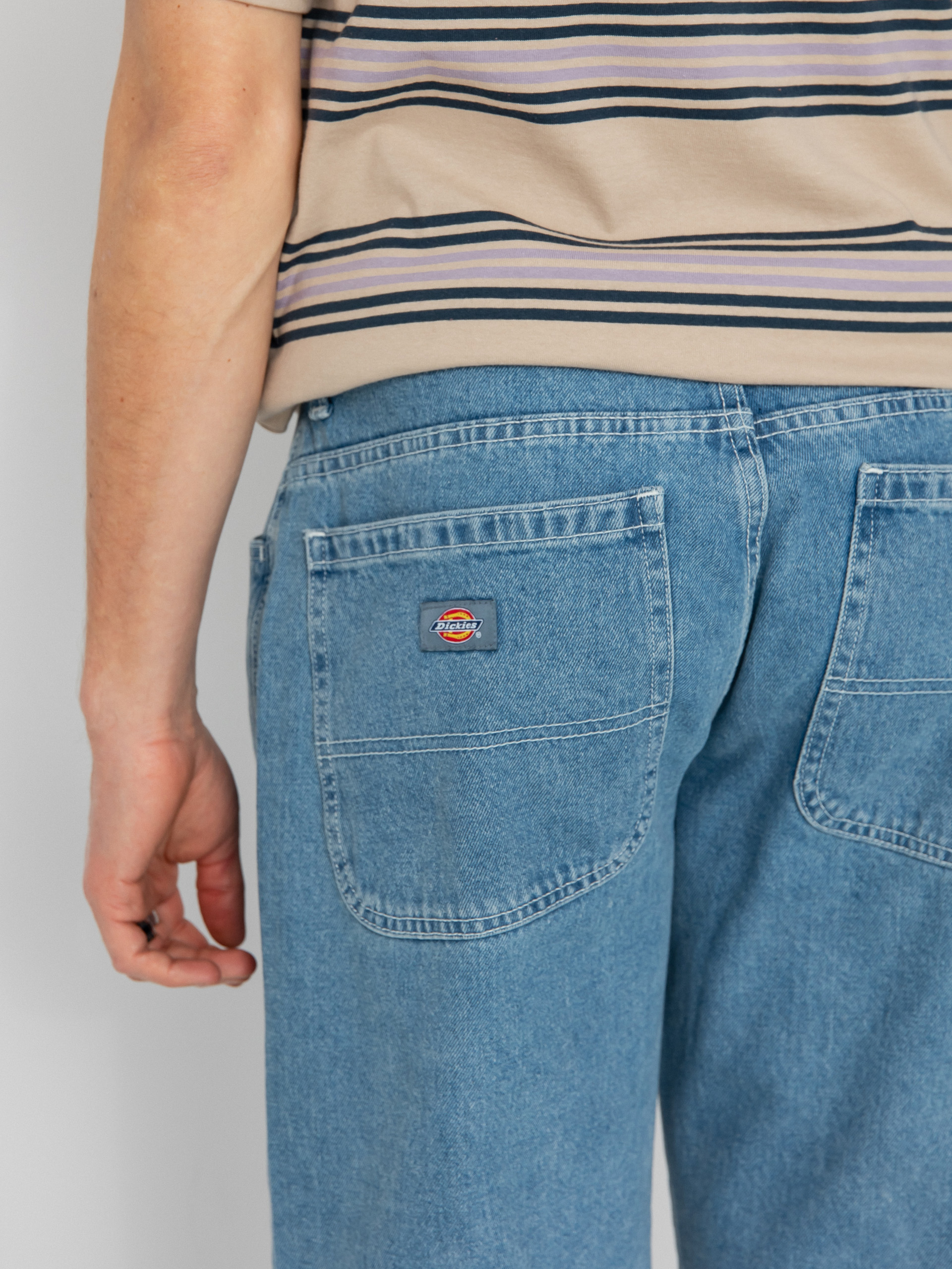 Dickies Double Knee Denim Kisnadrág (light wash)