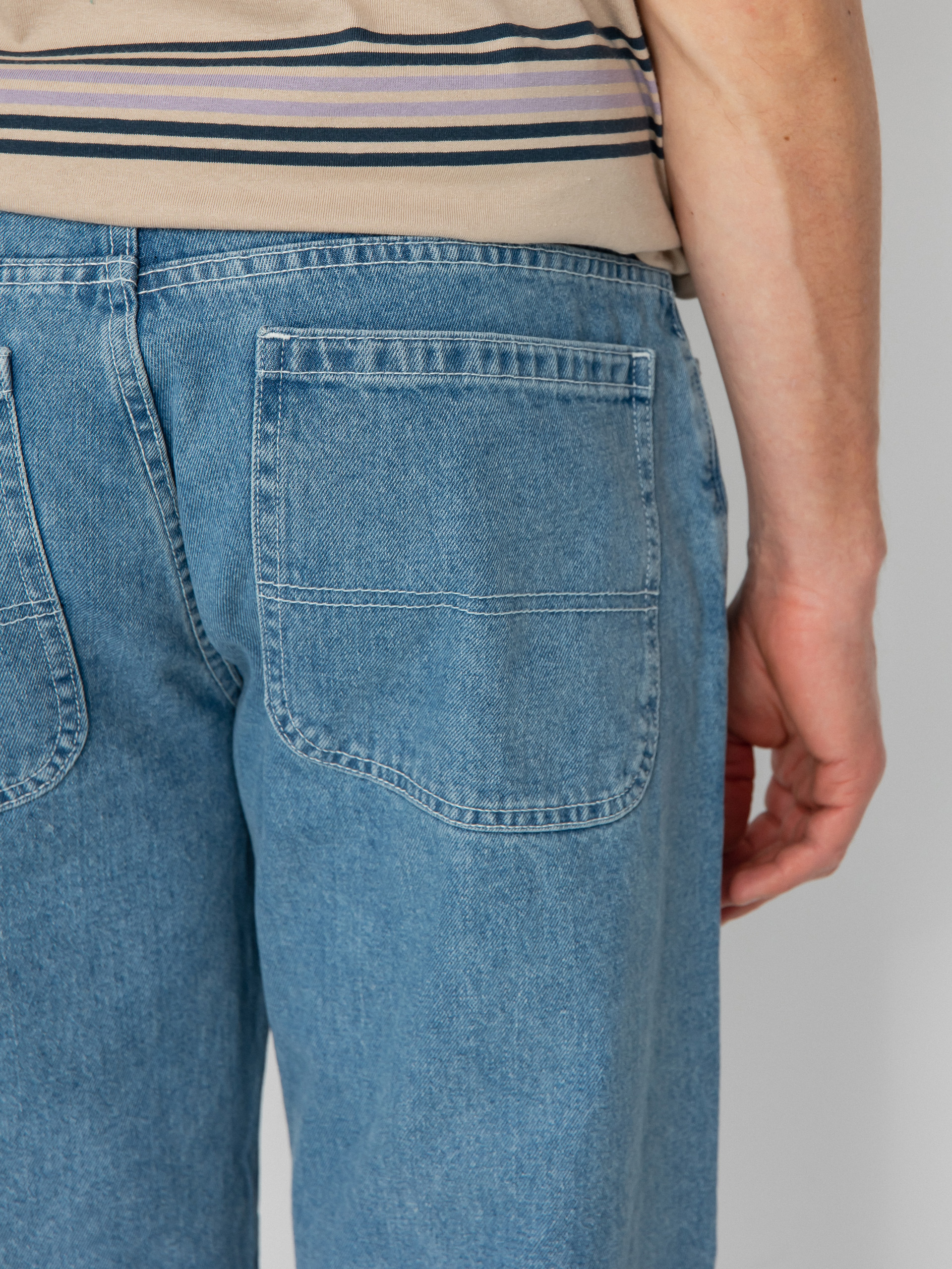 Dickies Double Knee Denim Kisnadrág (light wash)