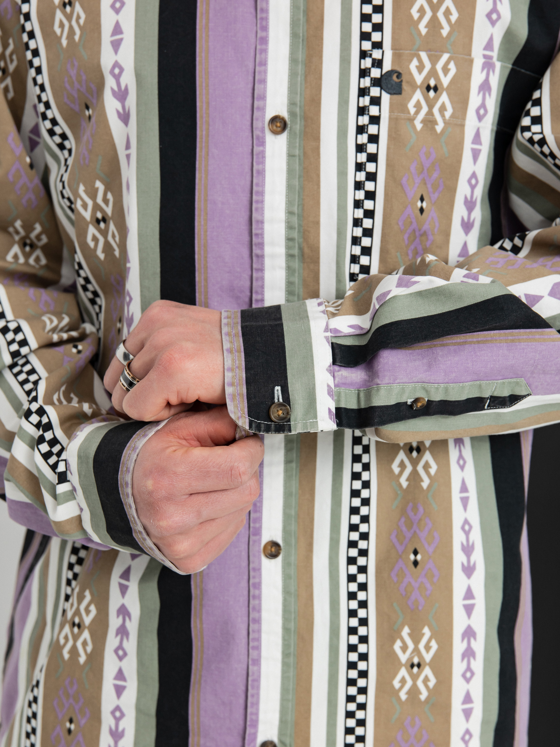 Carhartt WIP Coba Stripe Ing (coba stripe violanda/soot)