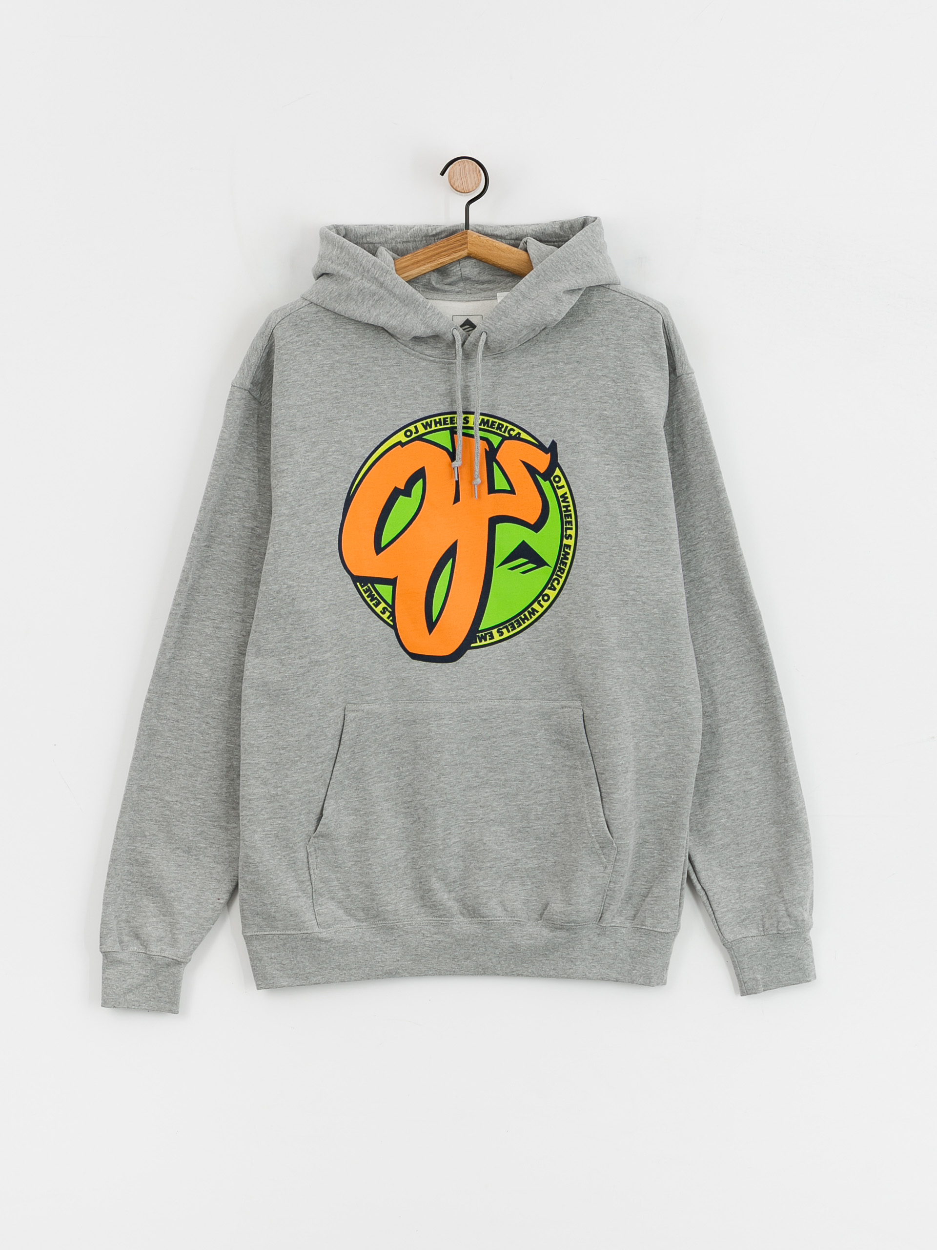 Emerica Oj Circle HD Kapucnis pulóver (grey/heather)