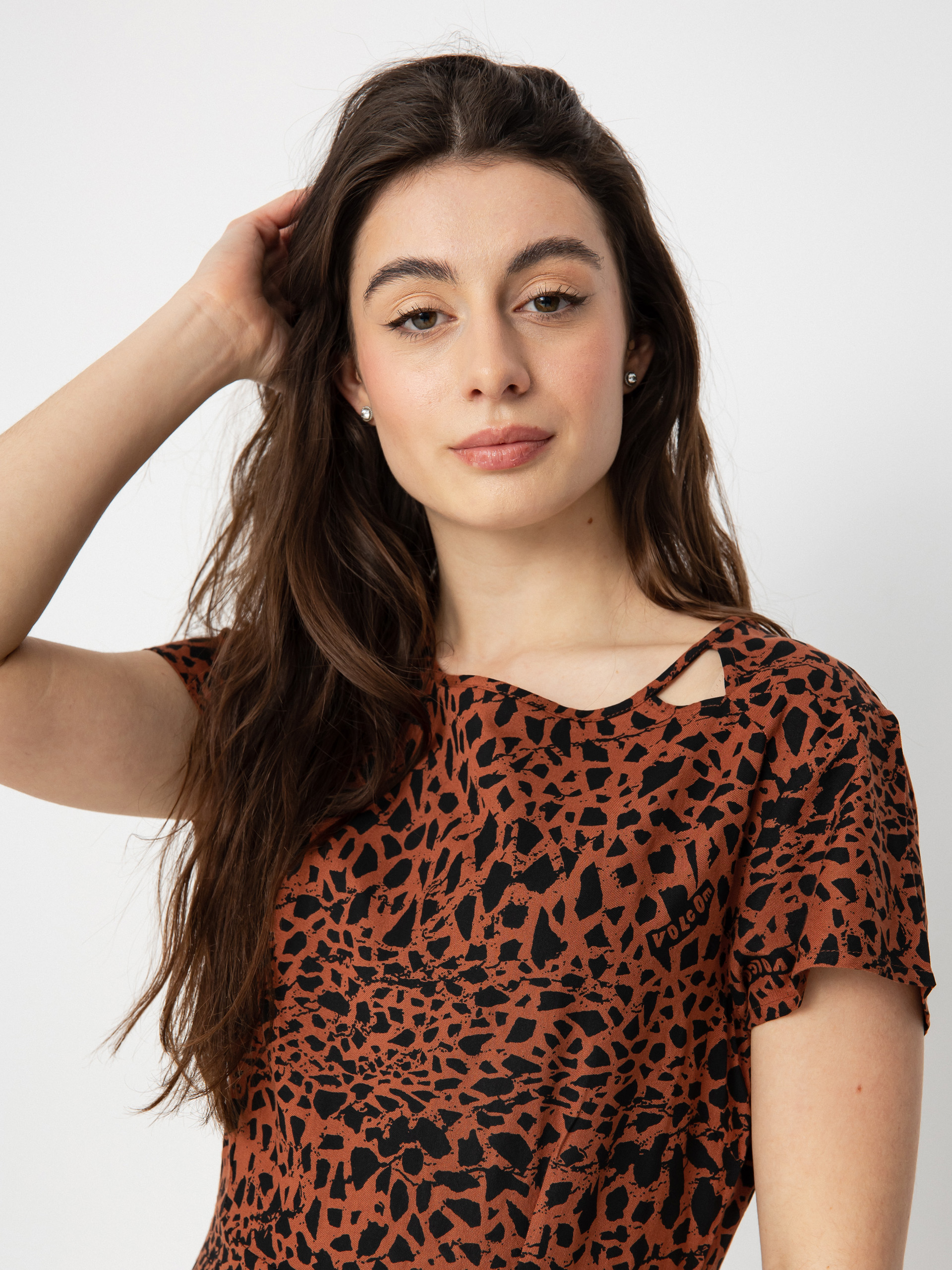 Volcom Dino Tea Ruha Wmn (dark clay)