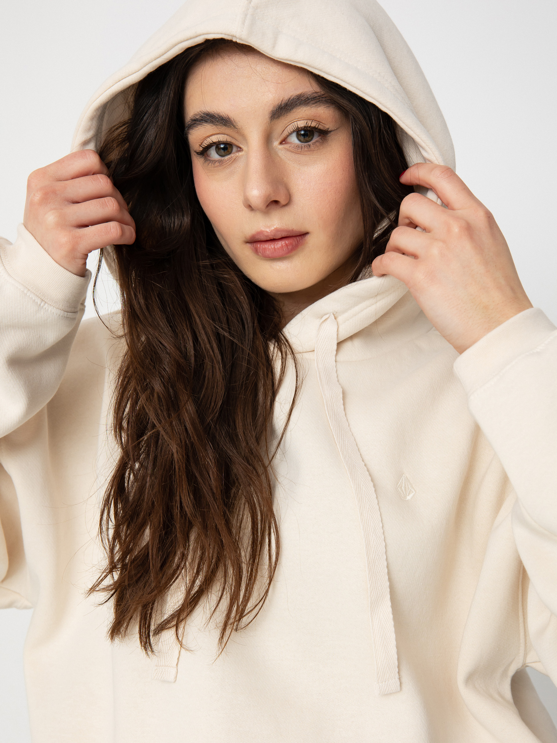 Volcom Stone Heart II HD Kapucnis pulóver Wmn (sand)