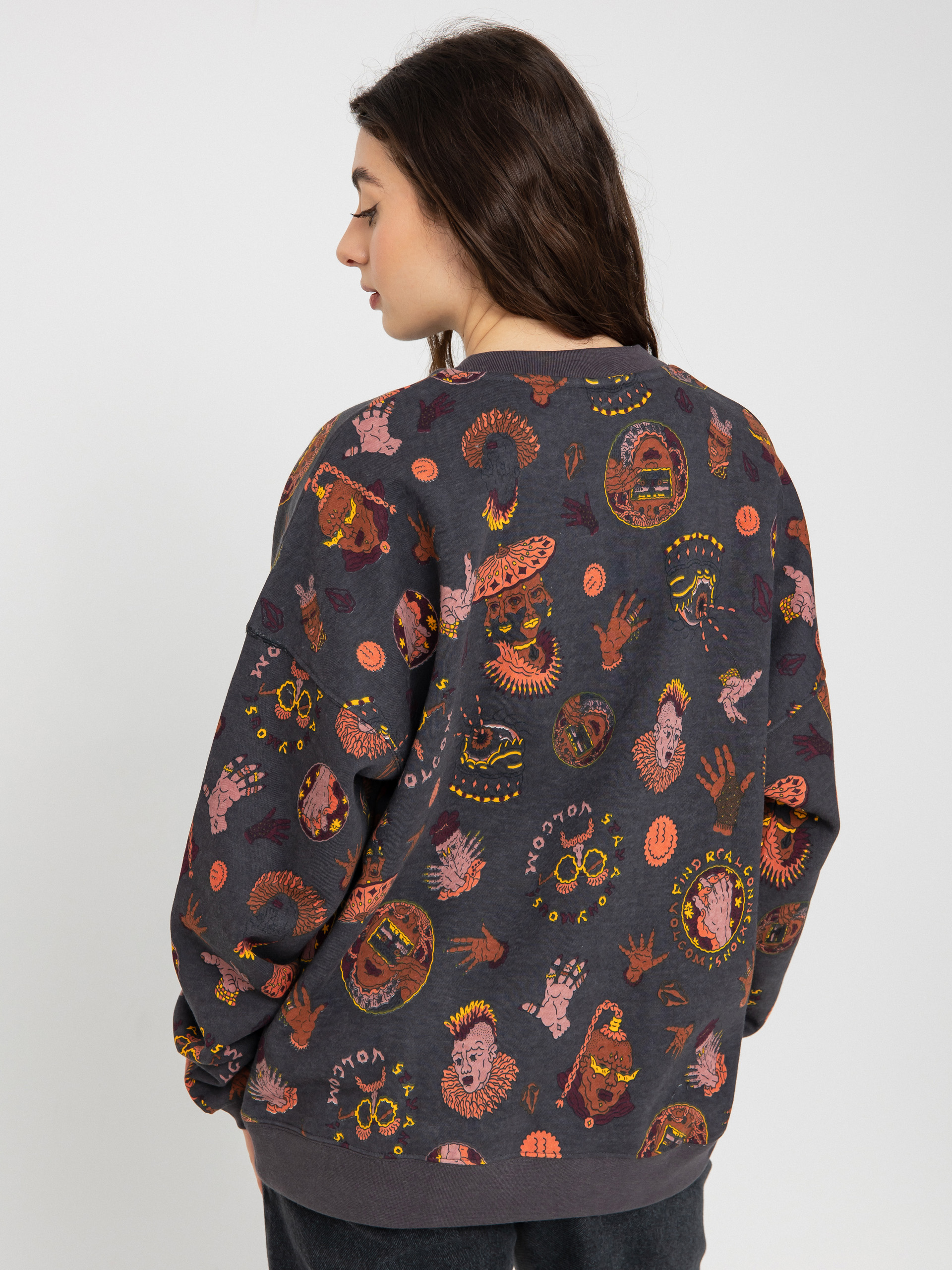 Volcom Connected Minds Pulóver Wmn (black)