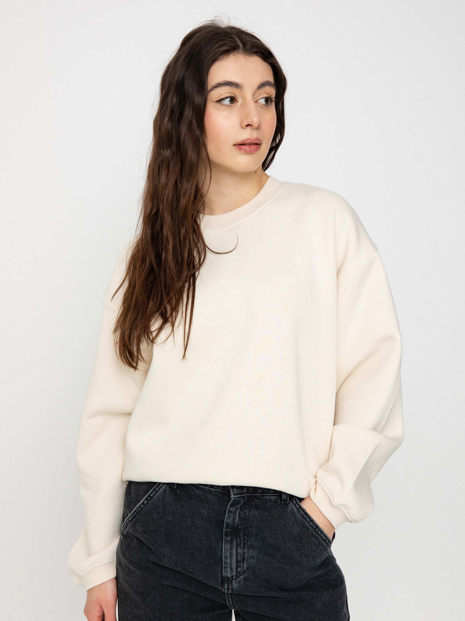 Volcom Stone Heart II Pulóver Wmn (sand)