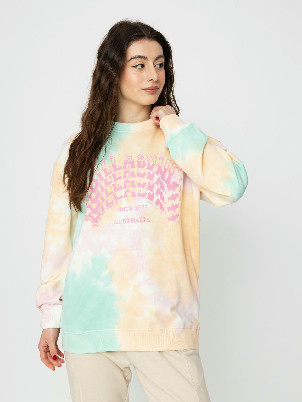 Billabong Archstack Crew Pulóver Wmn (tie dye)