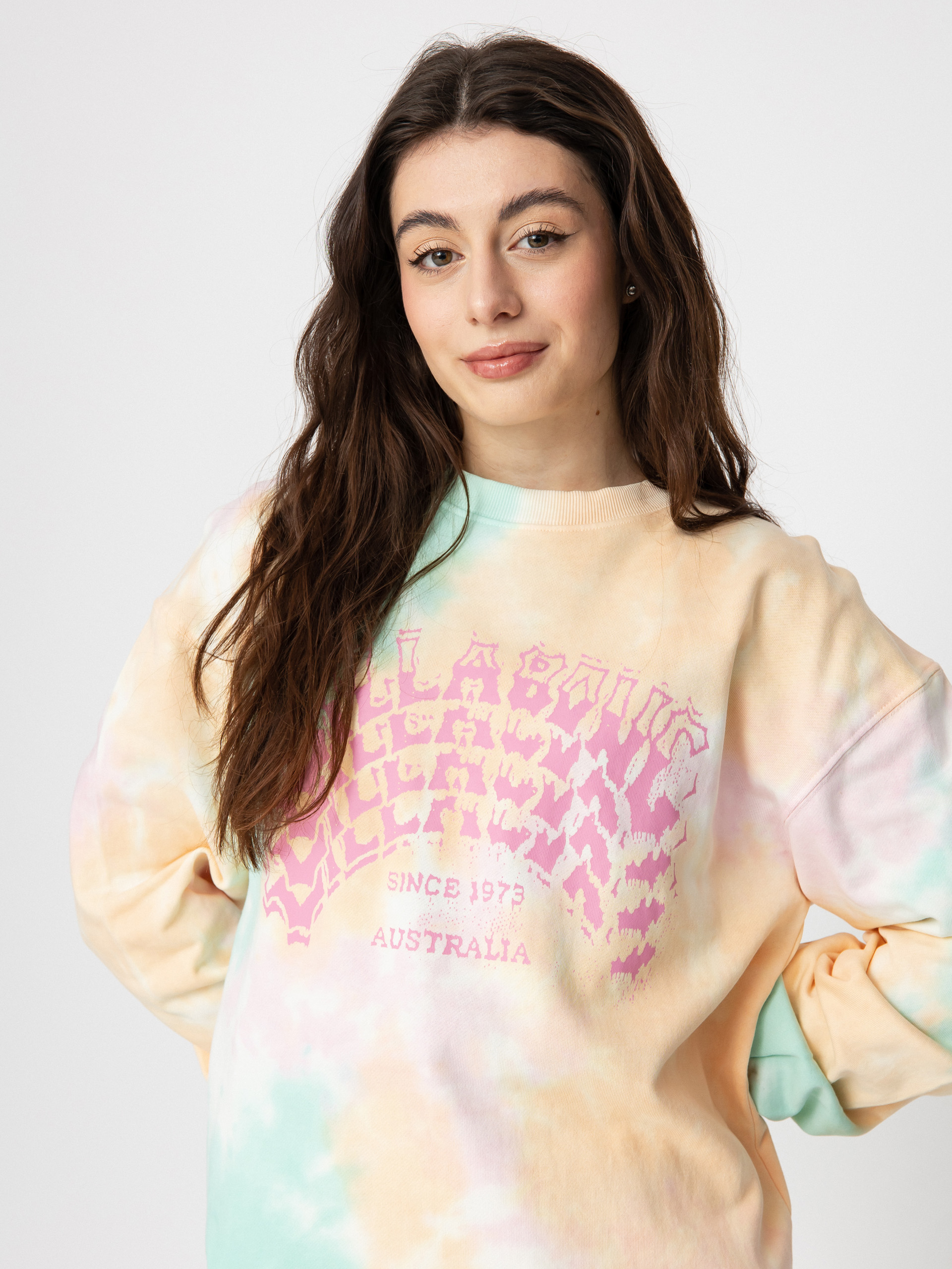 Billabong Archstack Crew Pulóver Wmn (tie dye)