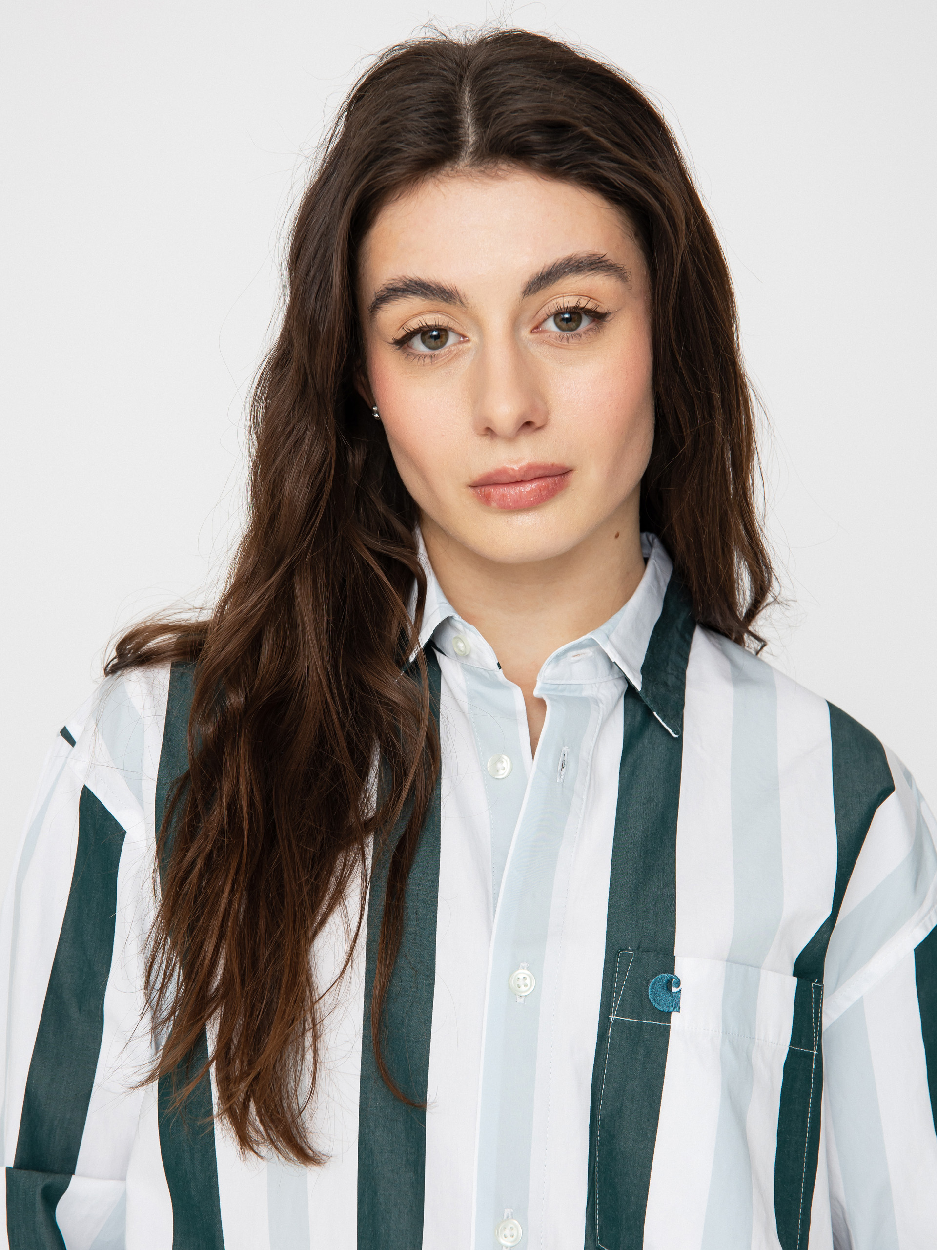 Carhartt WIP Elcano Ing Wmn (elcano stripe icarus/botanic)