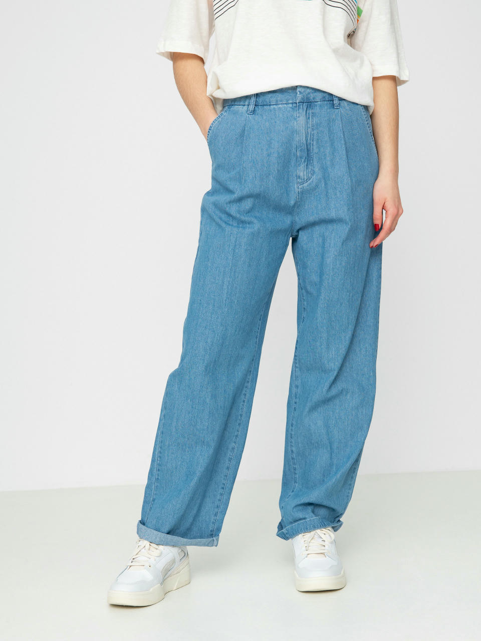 Brixton Victory Trouser Kisnadrág Wmn (faded indigo)