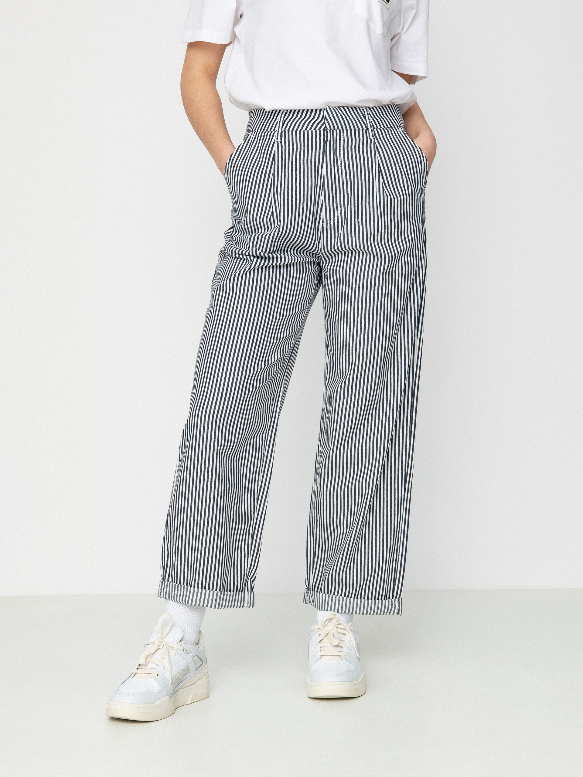 Brixton Victory Trouser Kisnadru00e1g Wmn (washed navy)