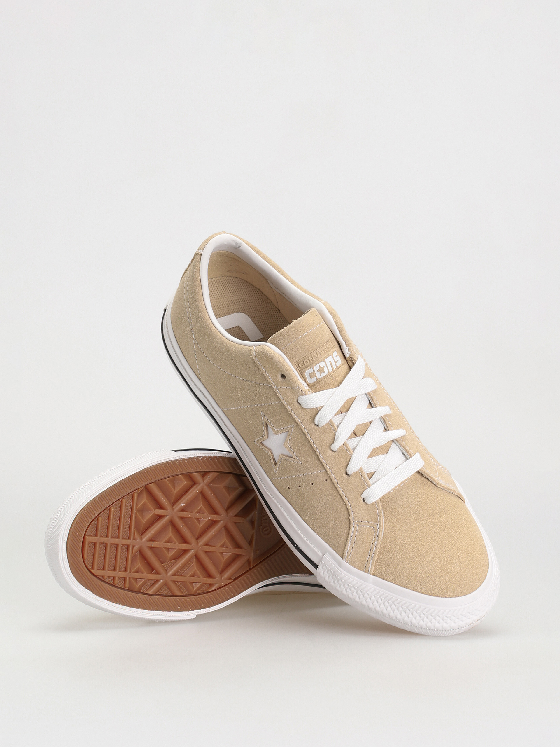 Converse One Star Pro Ox Cipők (oat milk/white/black)
