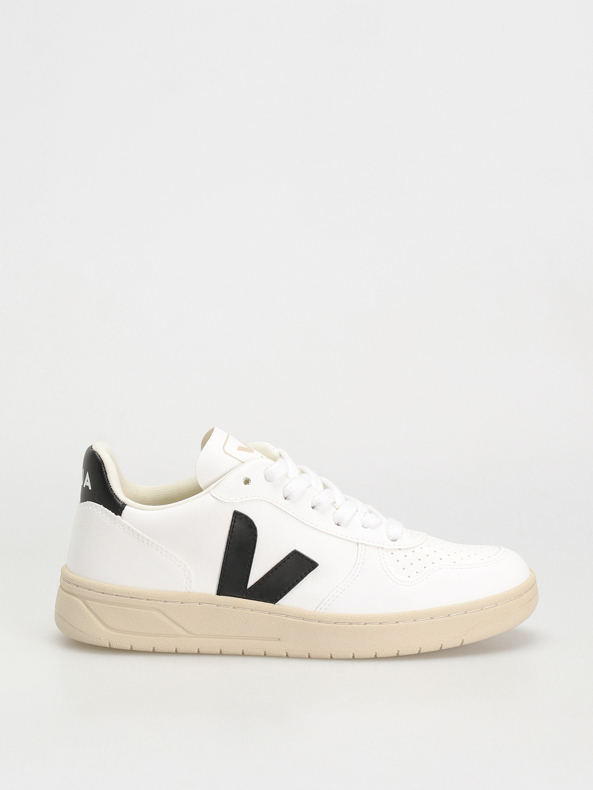 Veja V-10 Cipők Wmn (white black)