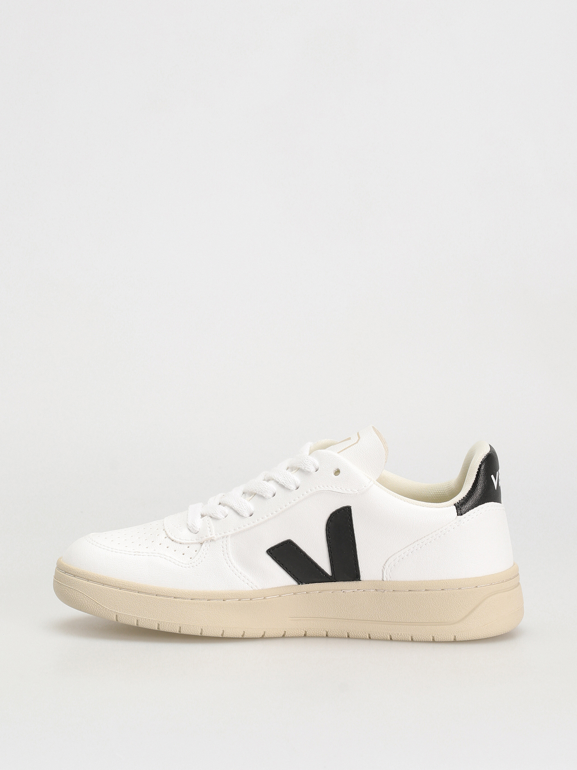Veja V-10 Cipők Wmn (white black)