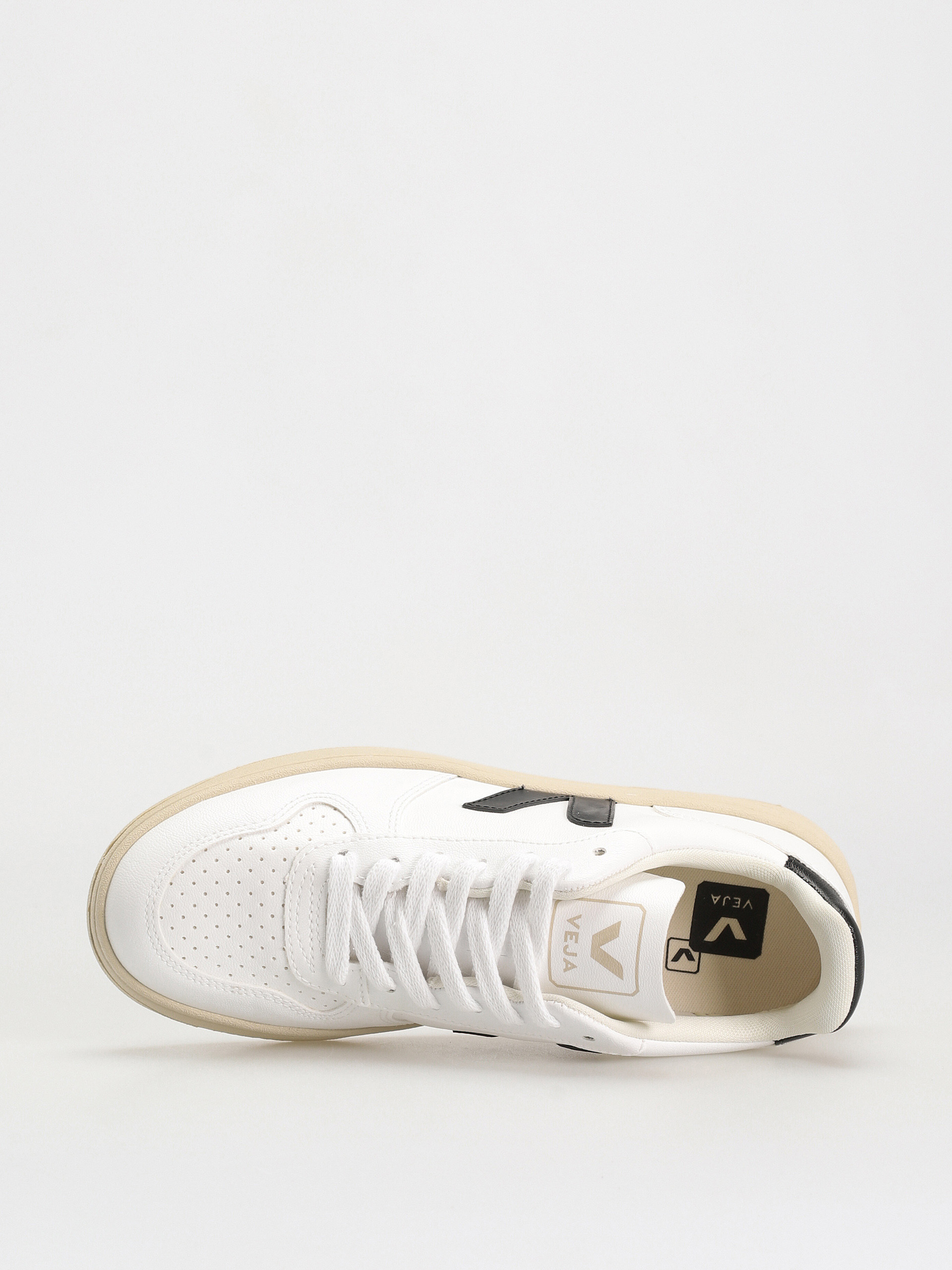 Veja V-10 Cipők Wmn (white black)