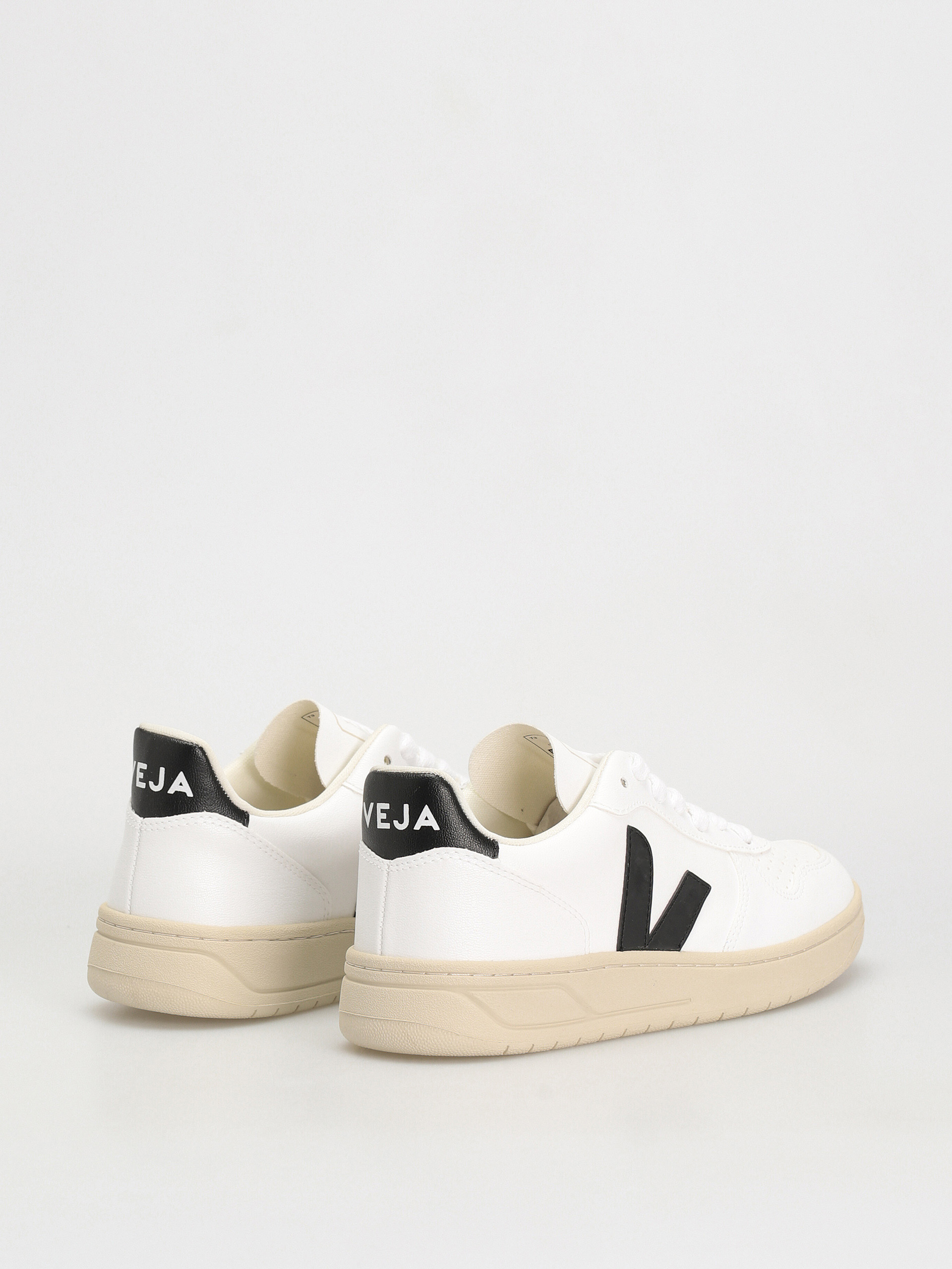 Veja V-10 Cipők Wmn (white black)