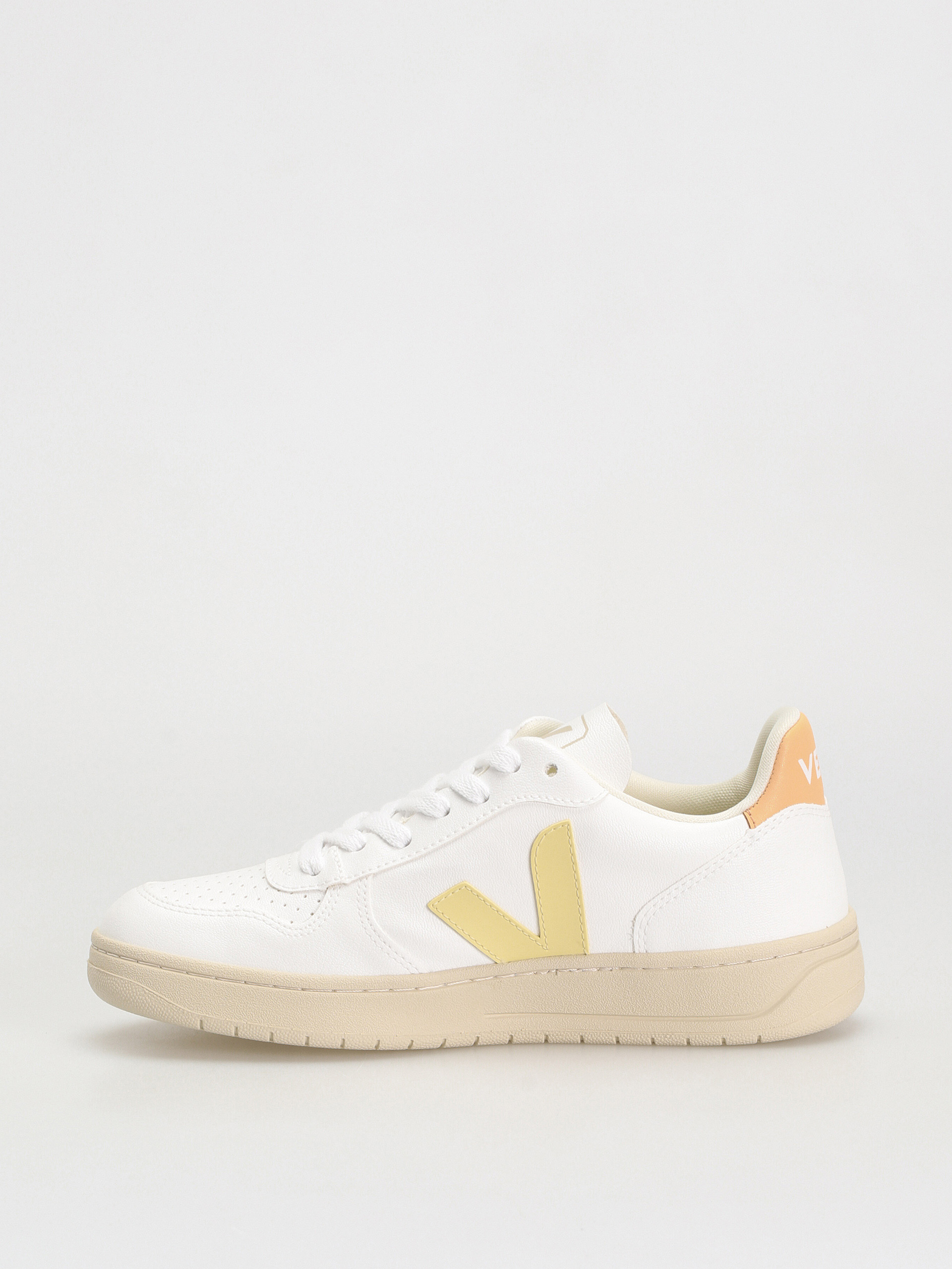 Veja V-10 Cipők Wmn (white sun peach)
