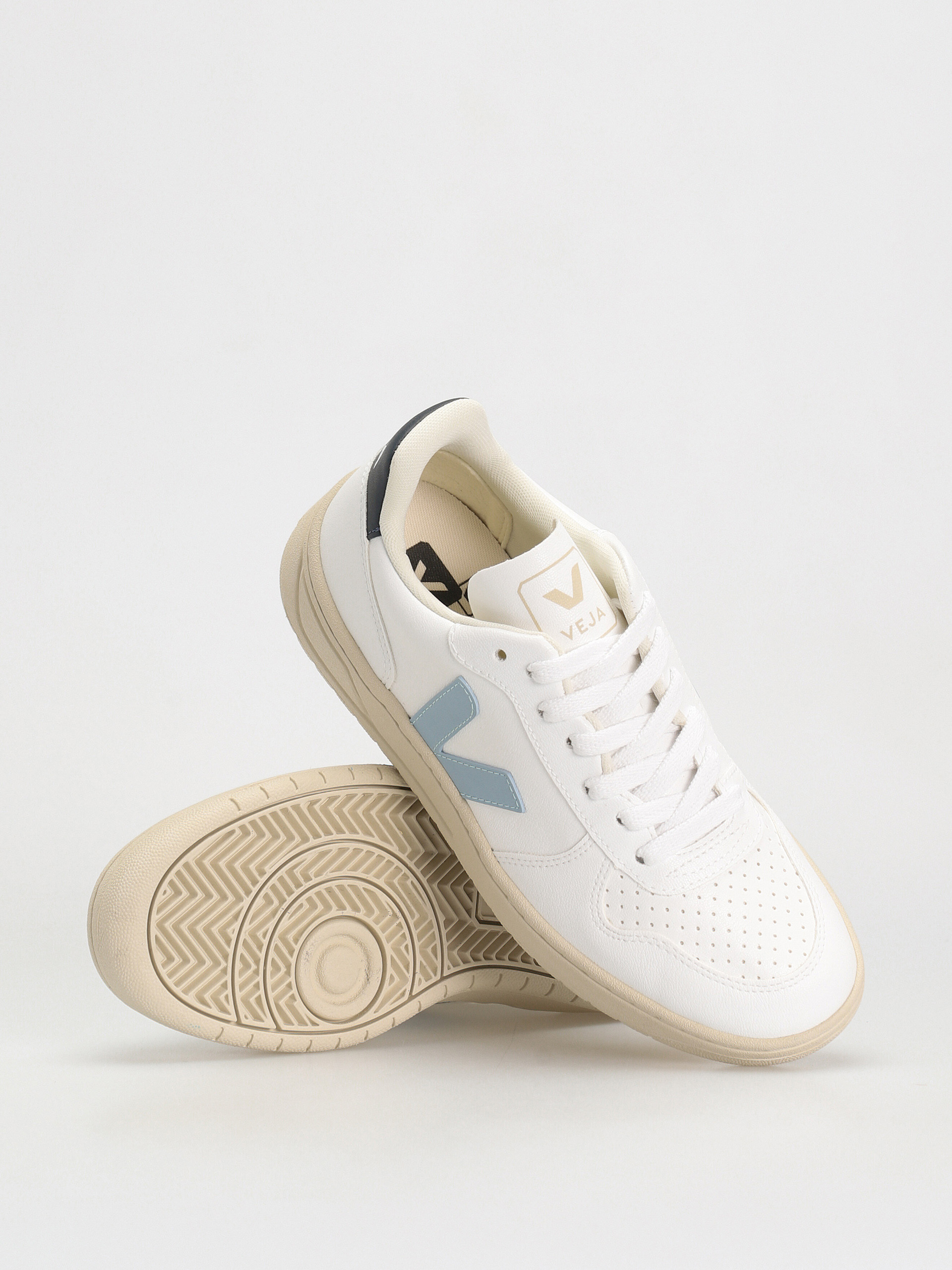 Veja V-10 Cipők Wmn (white steel nautico)