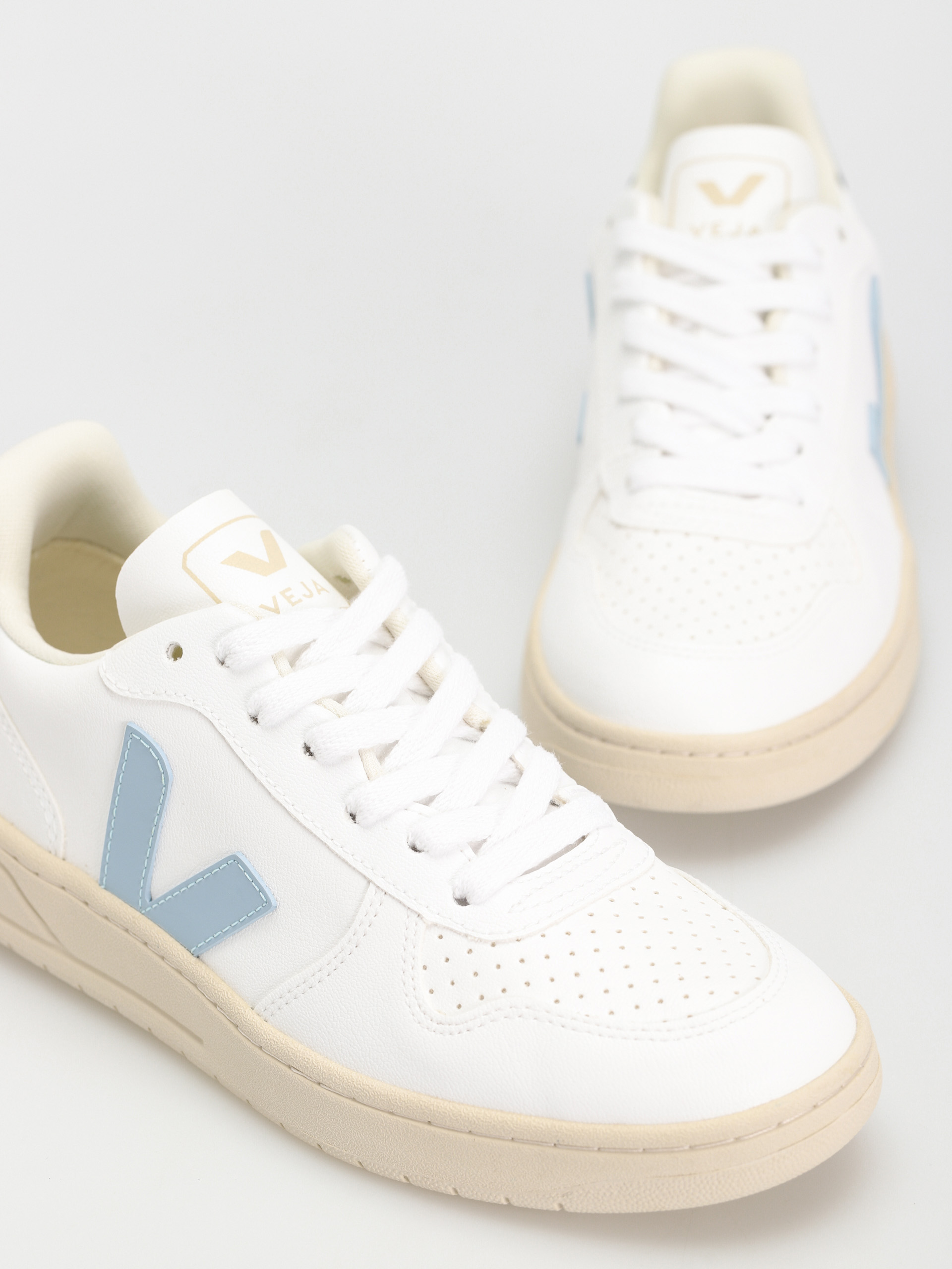 Veja V-10 Cipők Wmn (white steel nautico)