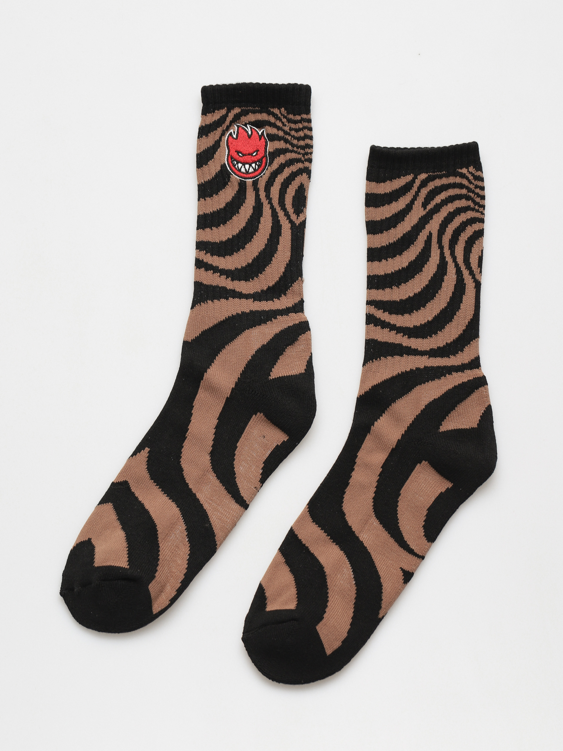 Spitfire Bighead Fill Emb Zokni (black/brown/red)