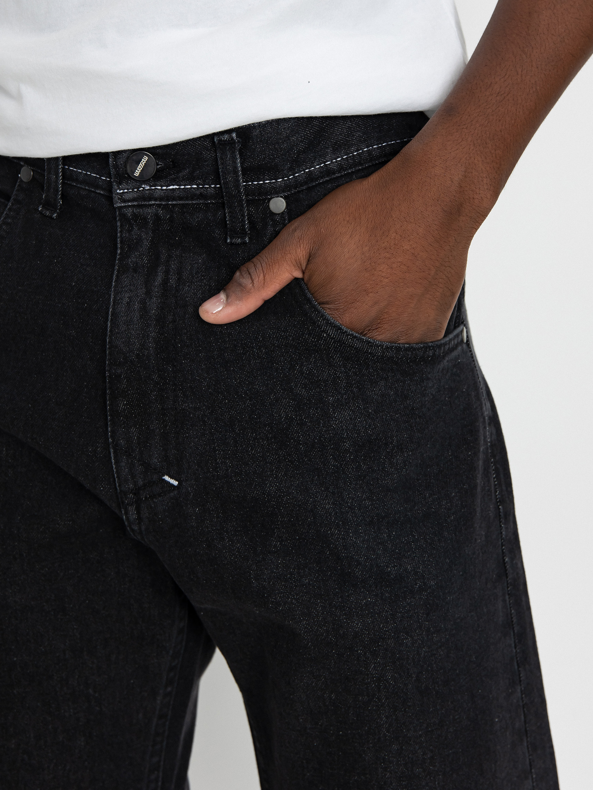 MassDnm Jeans Signature 2.0 Tapered Fit Rövidnadrág (black washed)