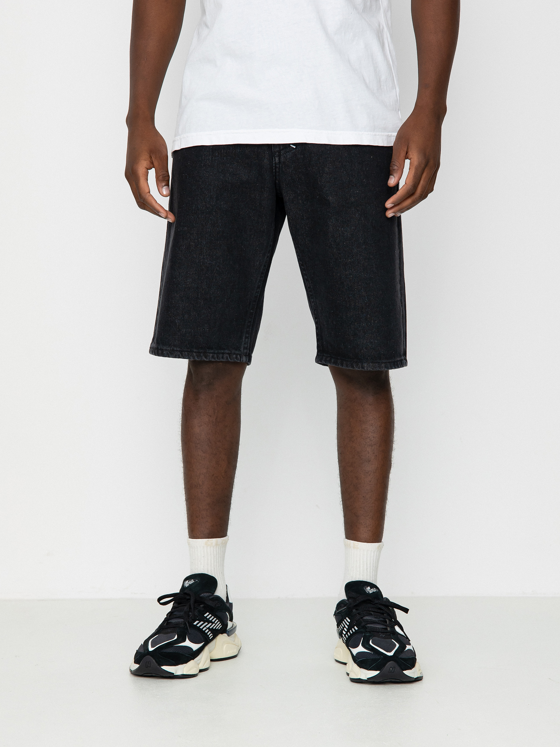 MassDnm Jeans Signature 2.0 Tapered Fit Rövidnadrág (black washed)