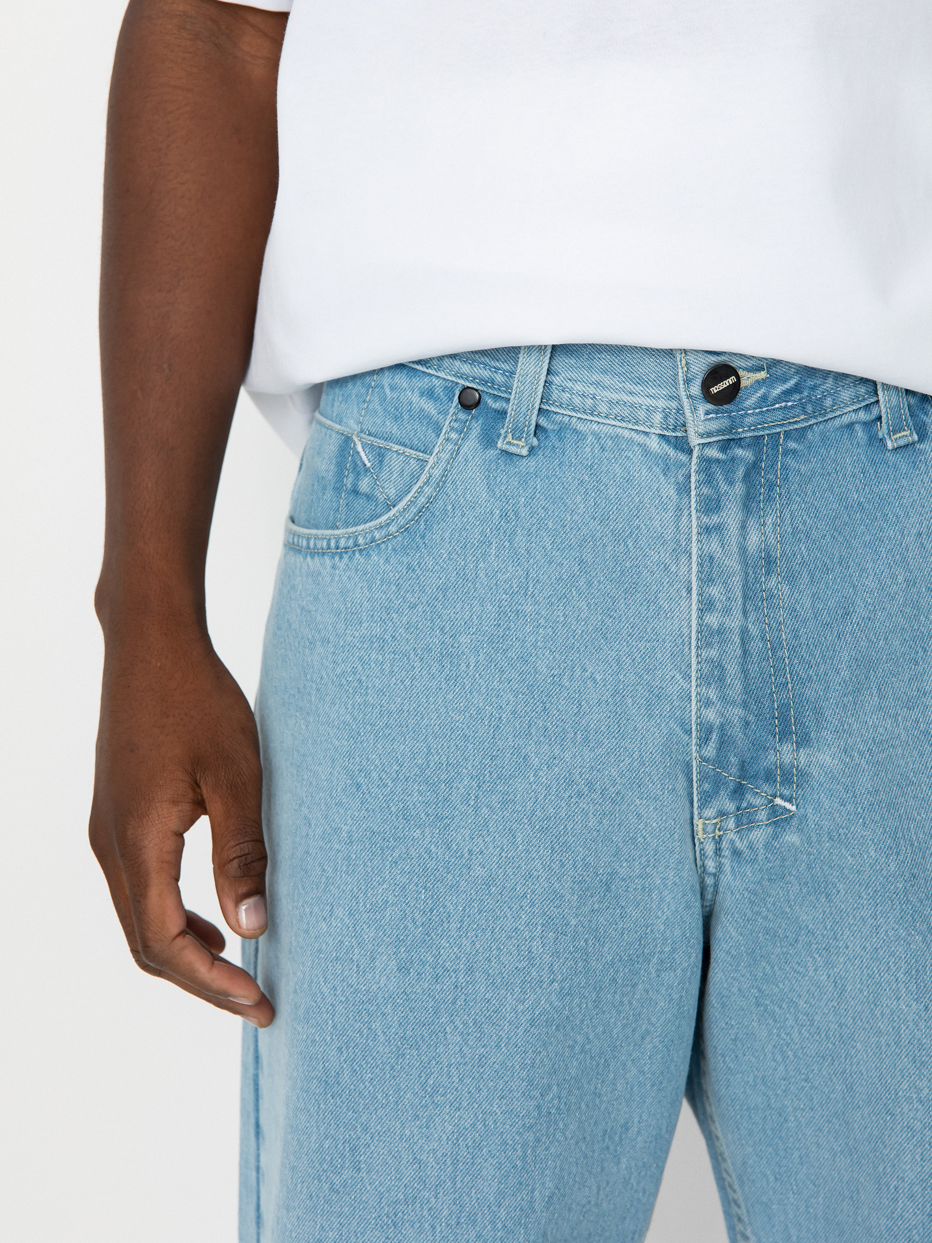 MassDnm Jeans Base Regular Fit Rövidnadrág (light blue)