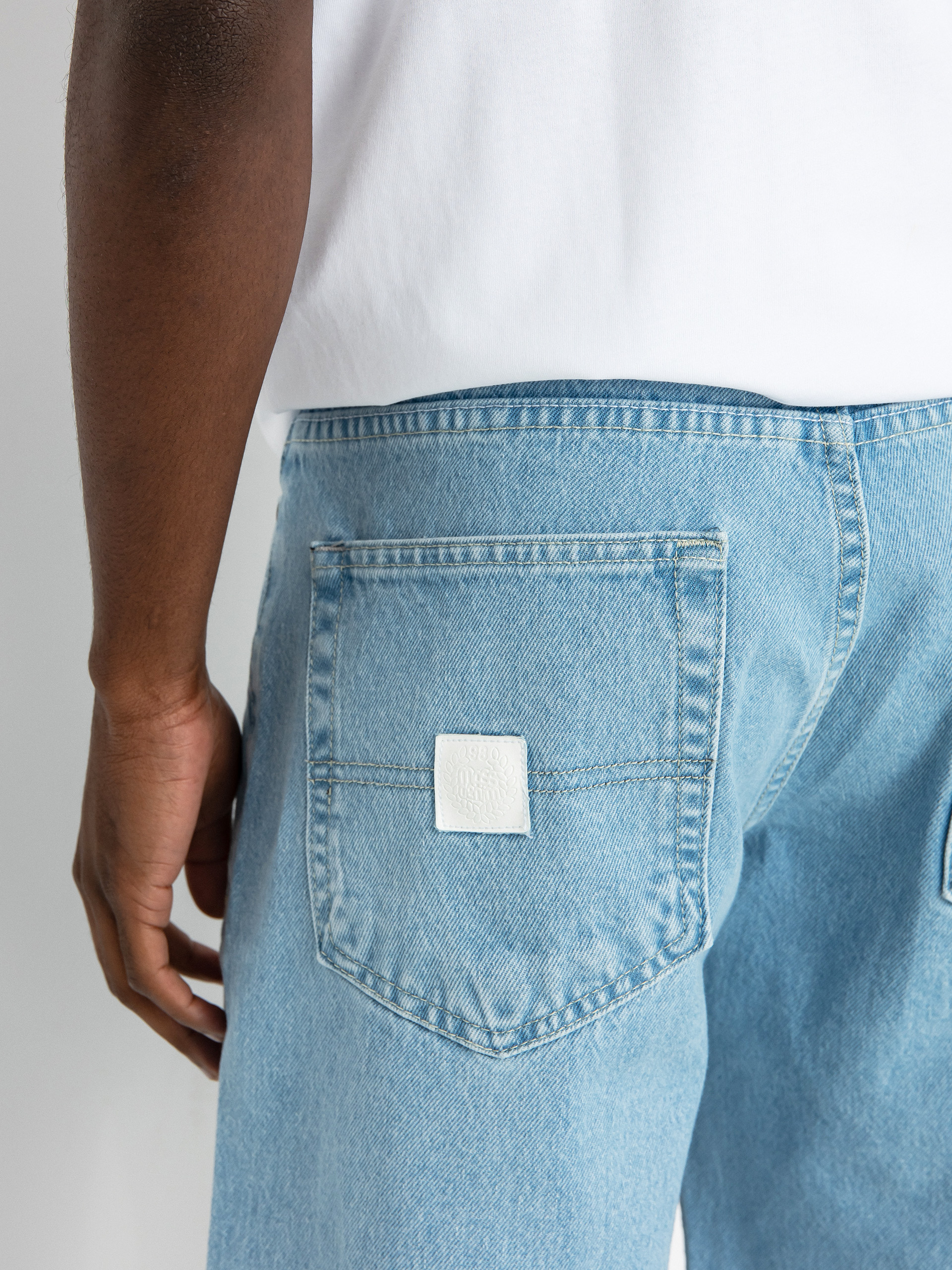 MassDnm Jeans Base Regular Fit Rövidnadrág (light blue)