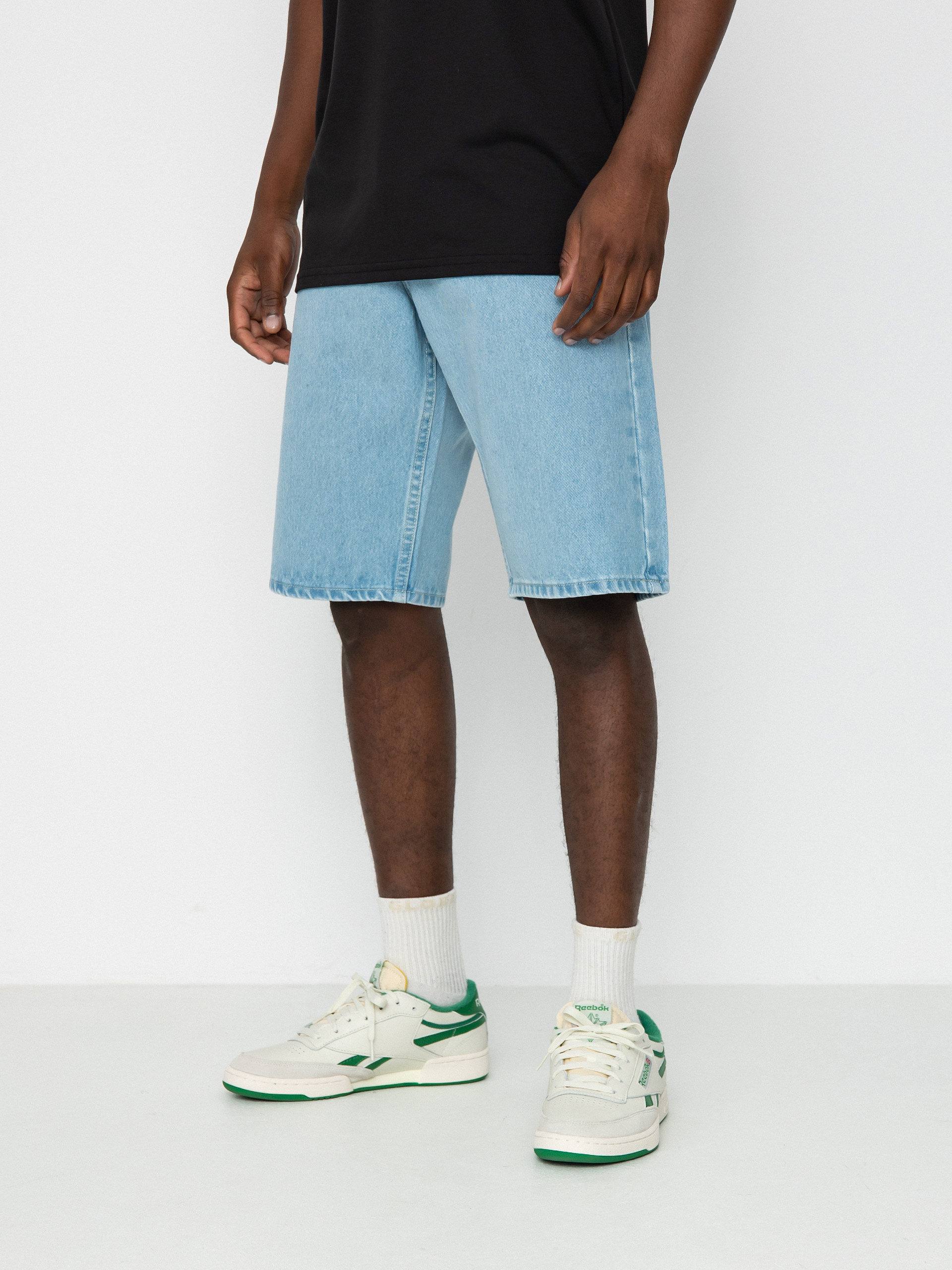 MassDnm Jeans Signature 2.0 Tapered Fit Rövidnadrág (light blue)