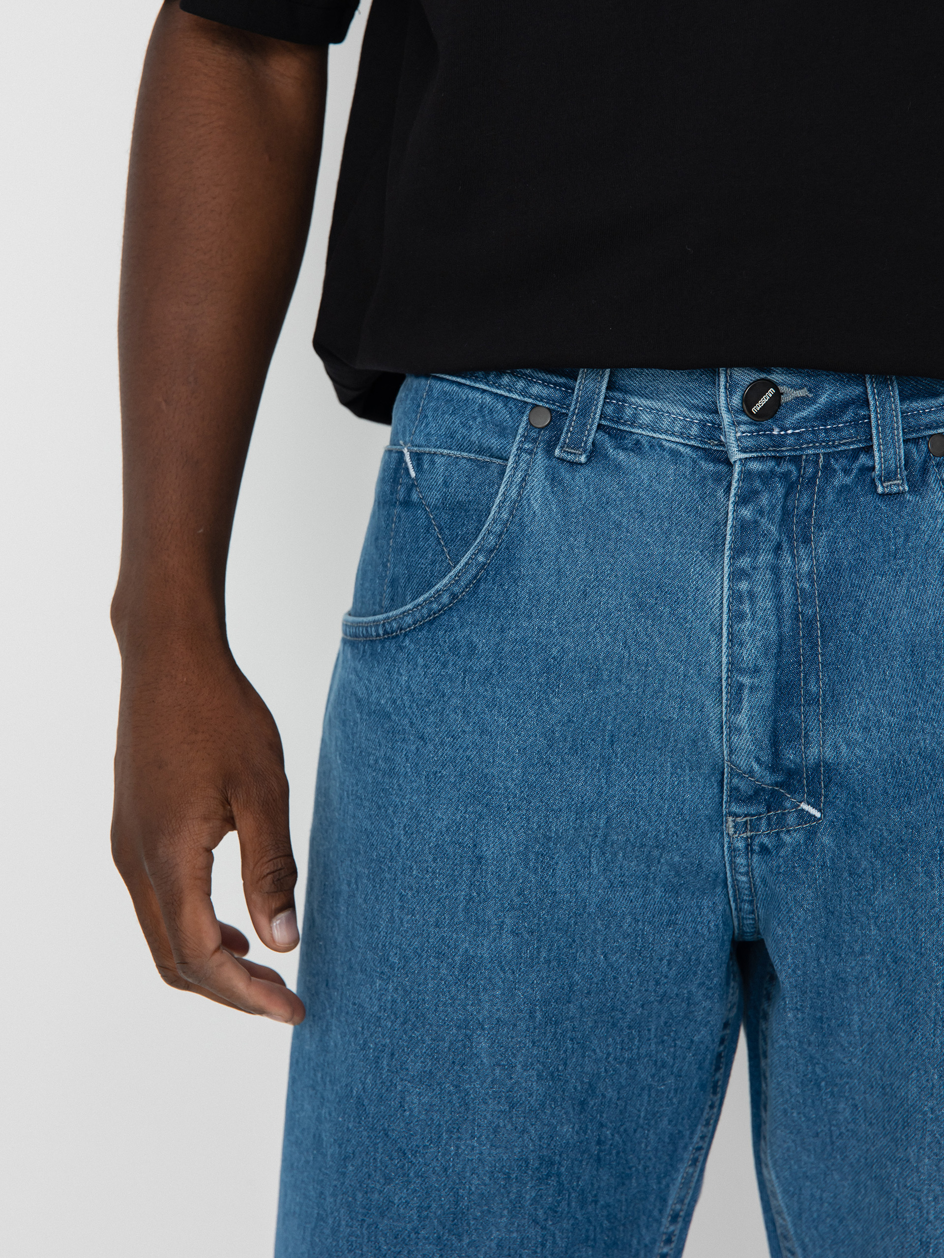 MassDnm Jeans Signature 2.0 Tapered Fit Rövidnadrág (blue)