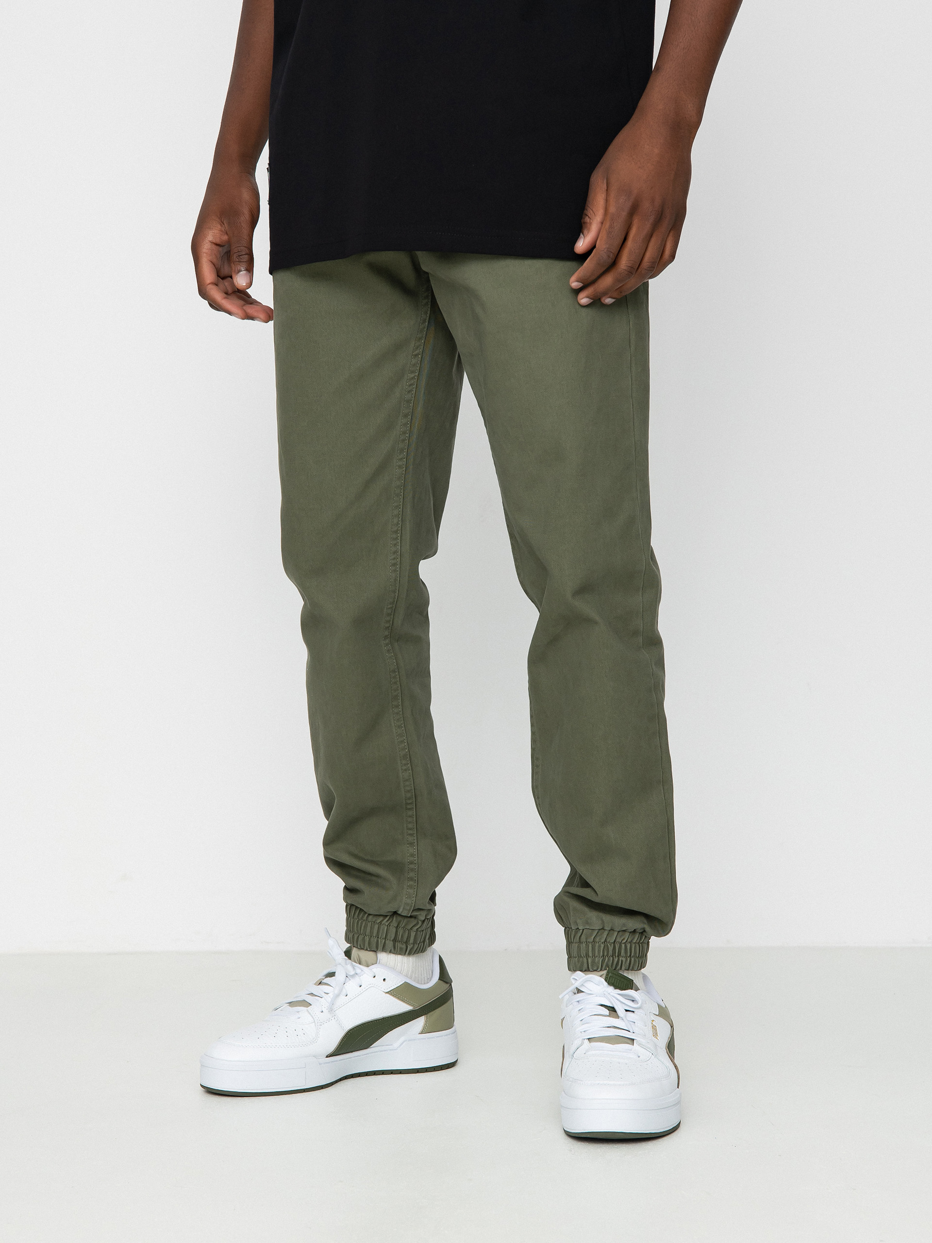 MassDnm Jogger Signature 2.0 Tapered Fit Kisnadrág (olive)