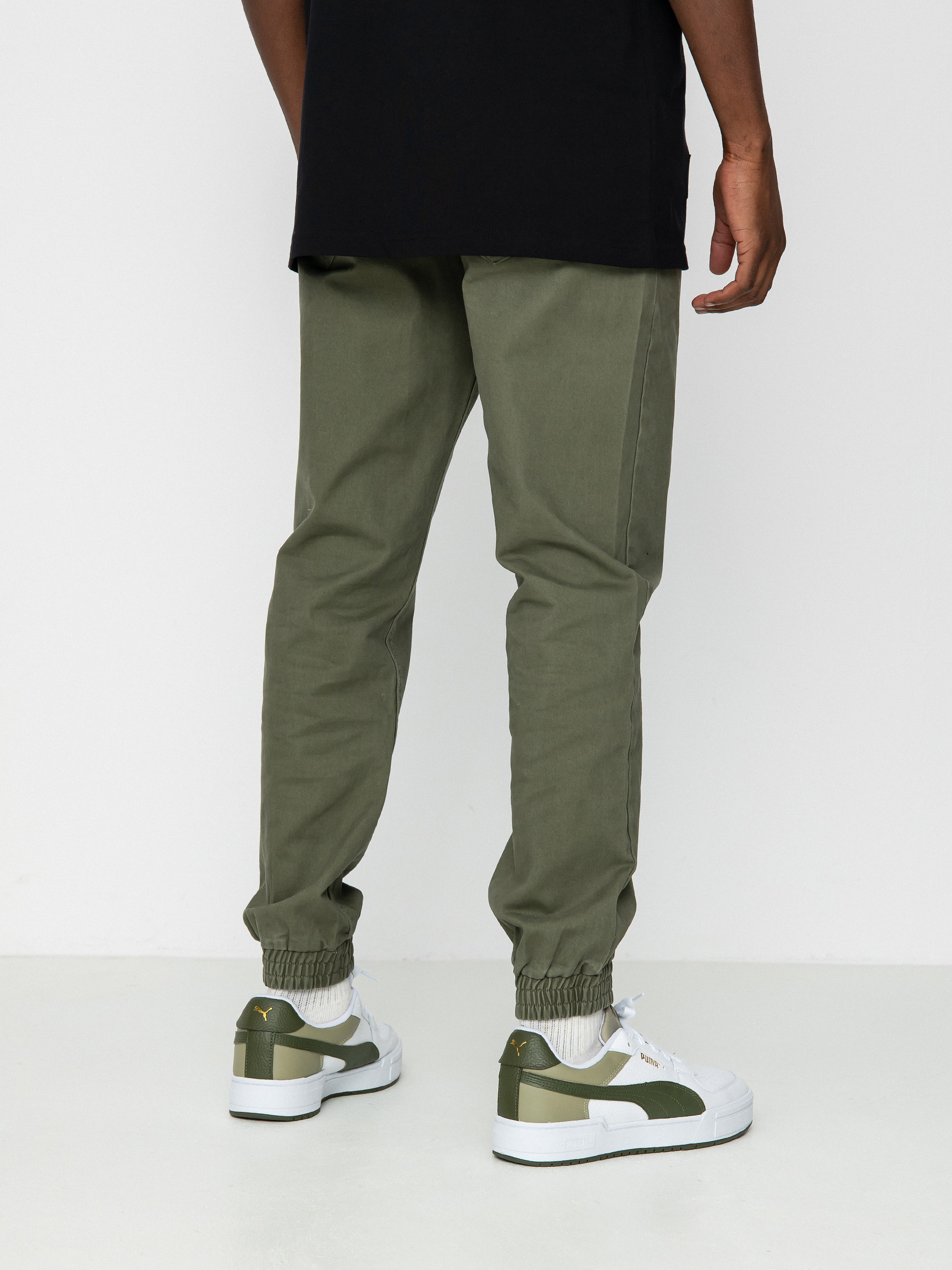 MassDnm Jogger Signature 2.0 Tapered Fit Kisnadrág (olive)