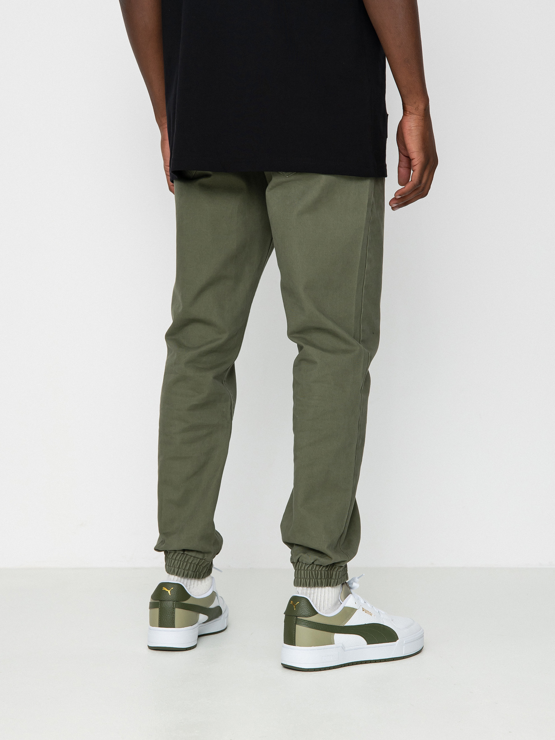 MassDnm Jogger Signature 2.0 Tapered Fit Kisnadrág (olive)