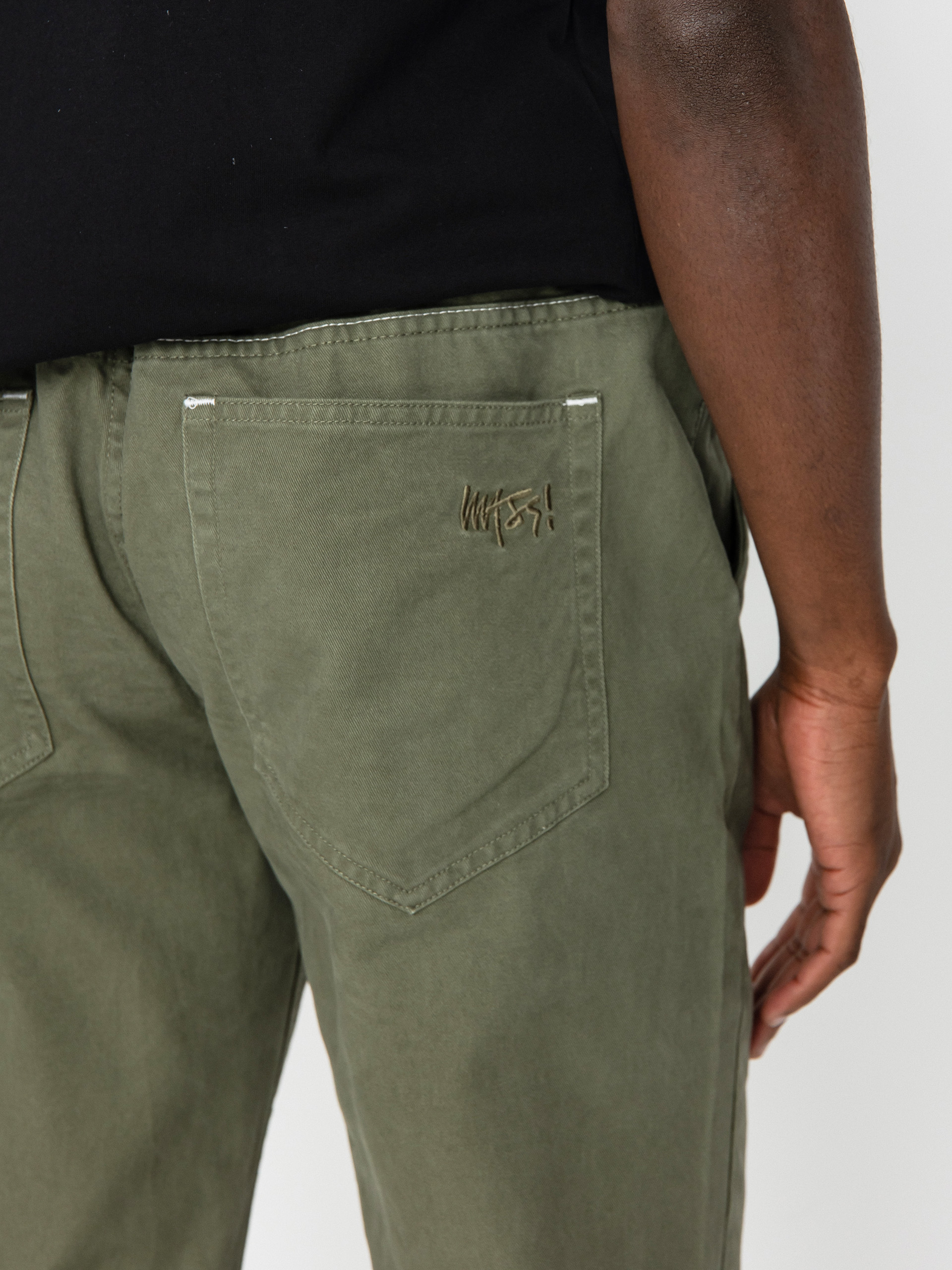 MassDnm Jogger Signature 2.0 Tapered Fit Kisnadrág (olive)