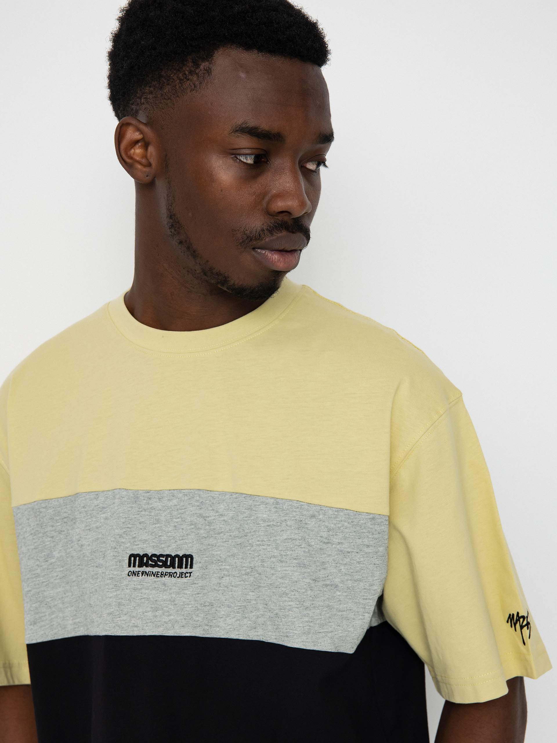 MassDnm Target Póló (sand/heather grey/black)