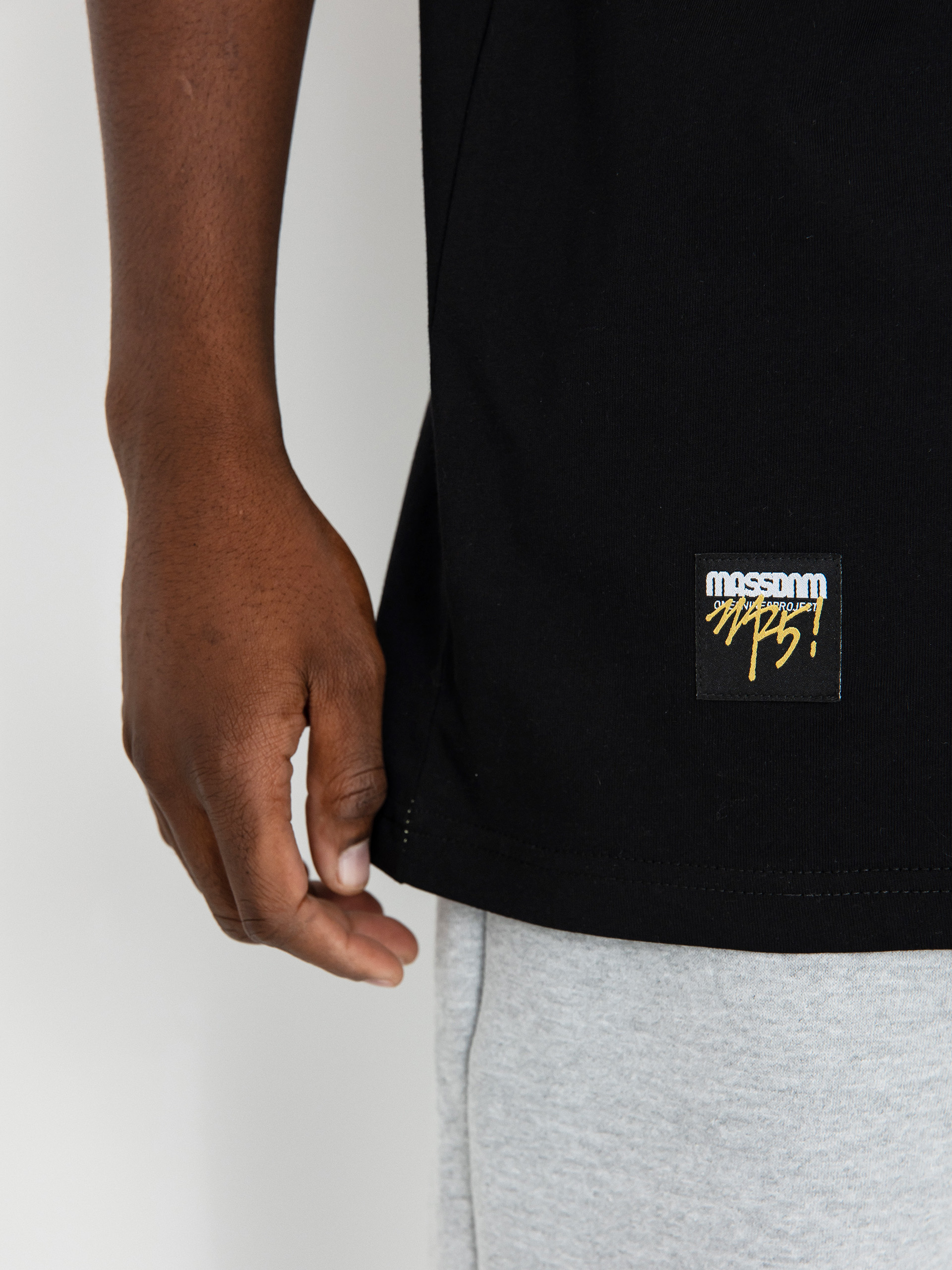 MassDnm Target Póló (sand/heather grey/black)