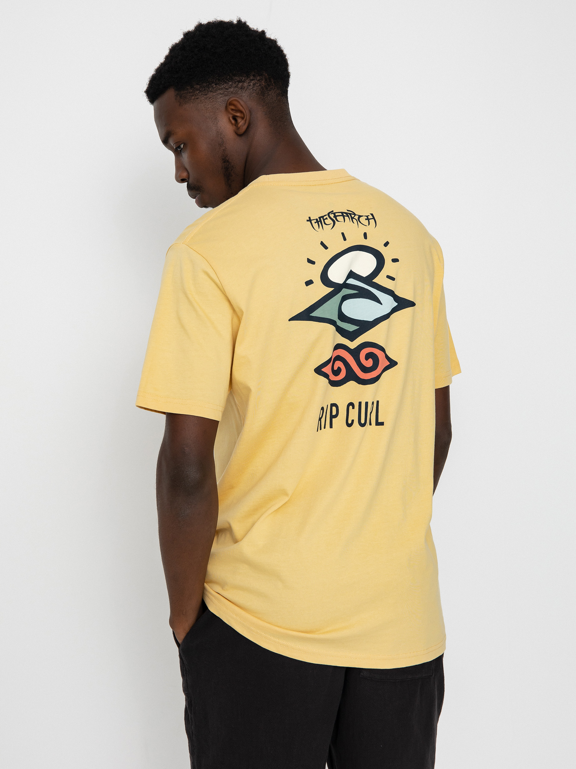 Rip Curl Search Icon póló (washed yellow)
