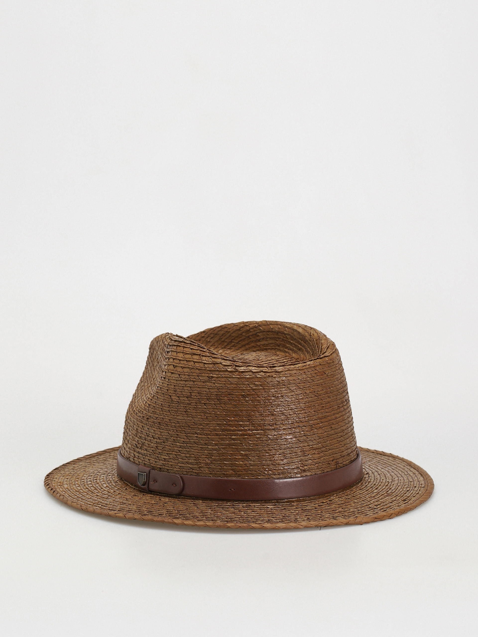 Brixton Messer Straw Fedora Kalap (toffee)