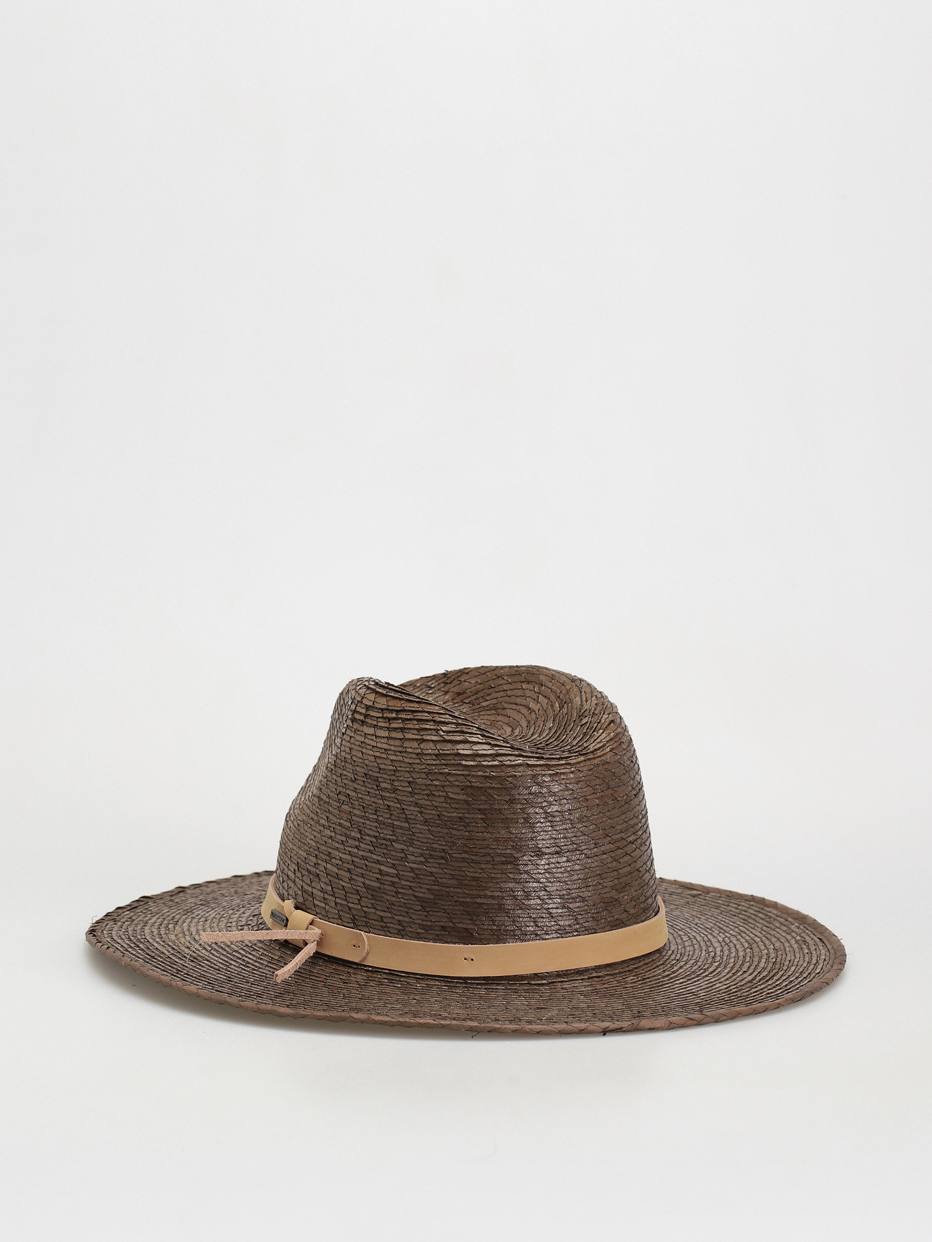 Brixton Field Proper Straw Hat Kalap (dark earth/natural)