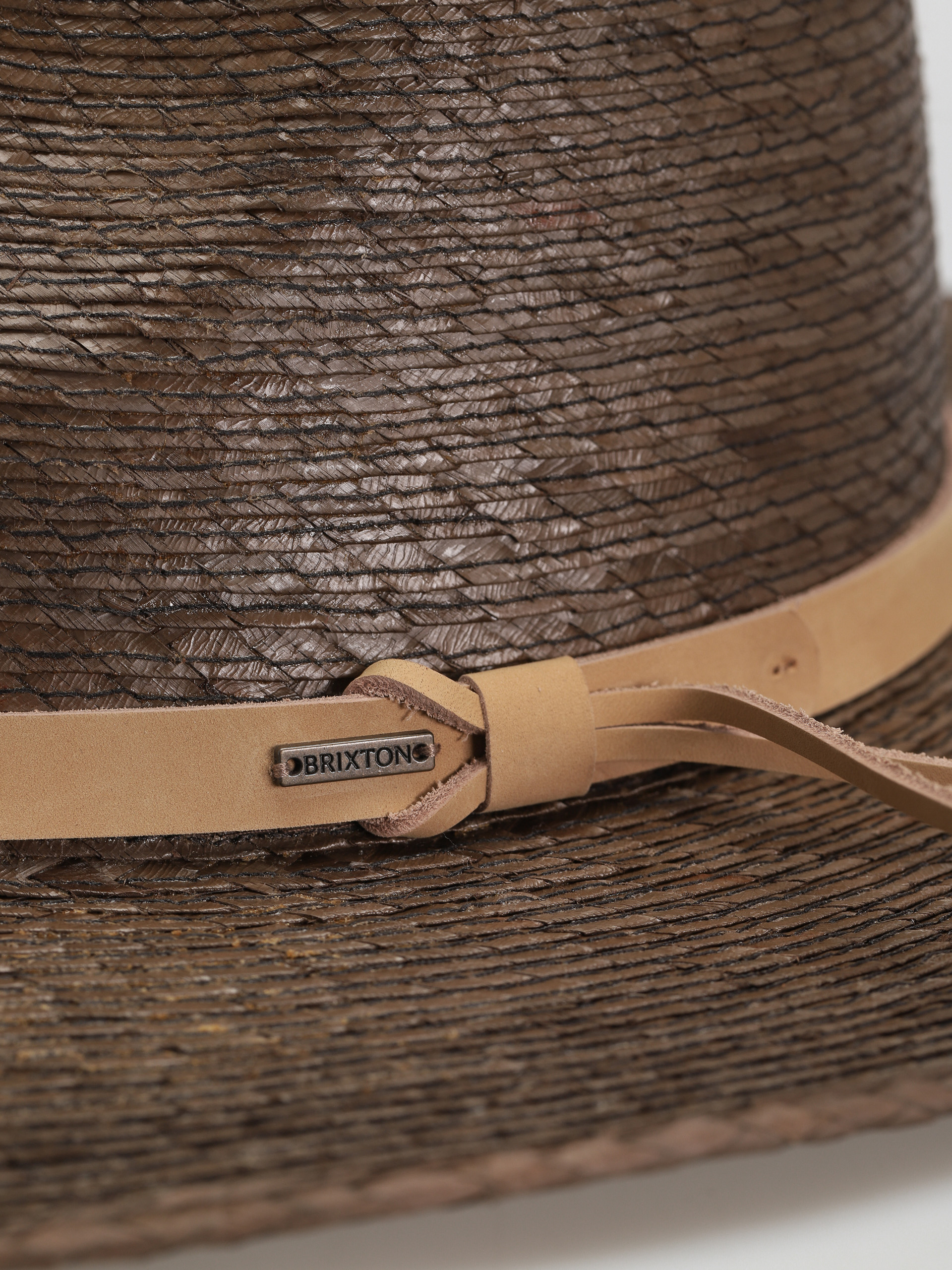 Brixton Field Proper Straw Hat Kalap (dark earth/natural)