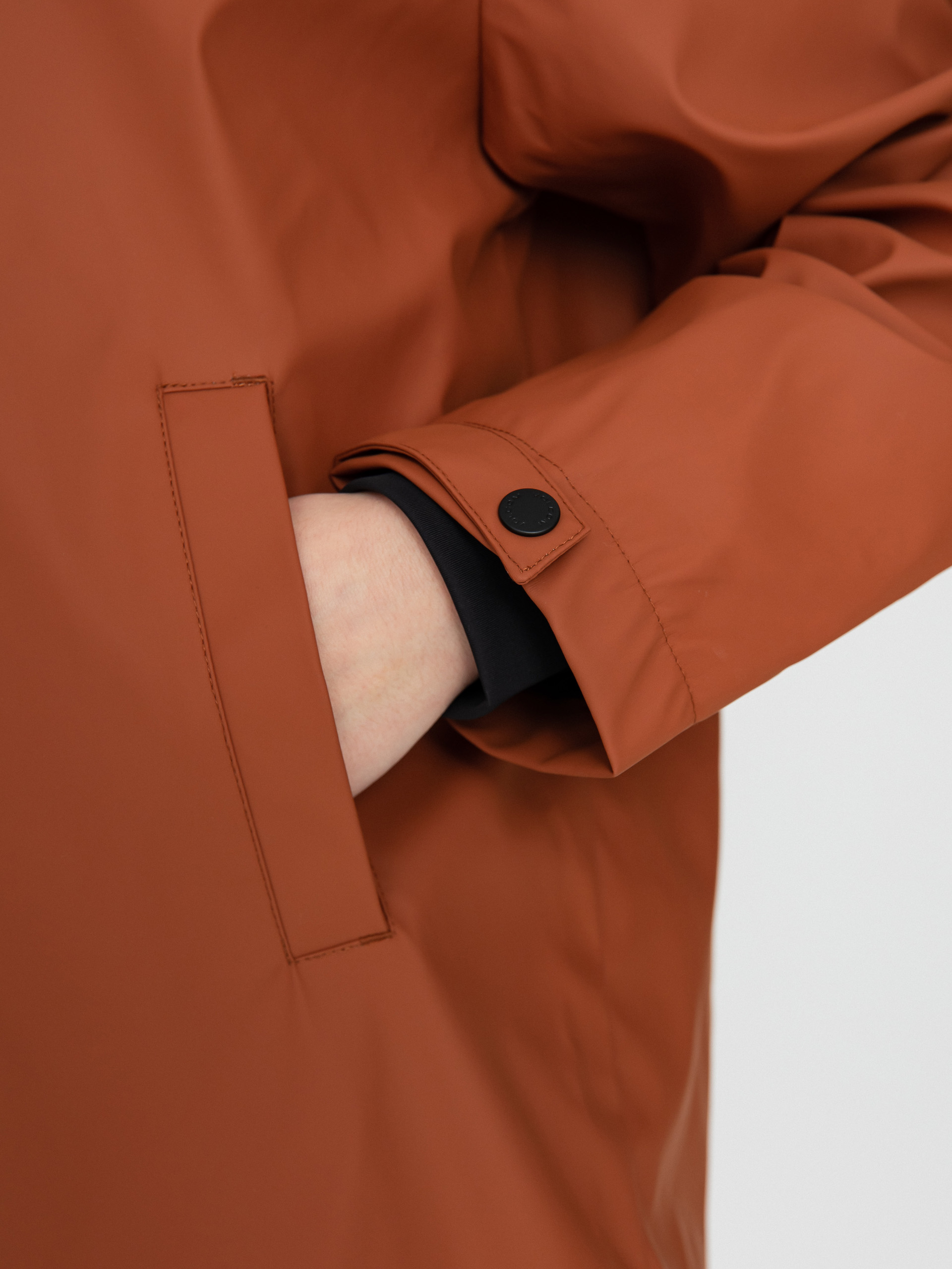 Volcom Sprain Dead Raincoat Dzseki Wmn (dark clay)