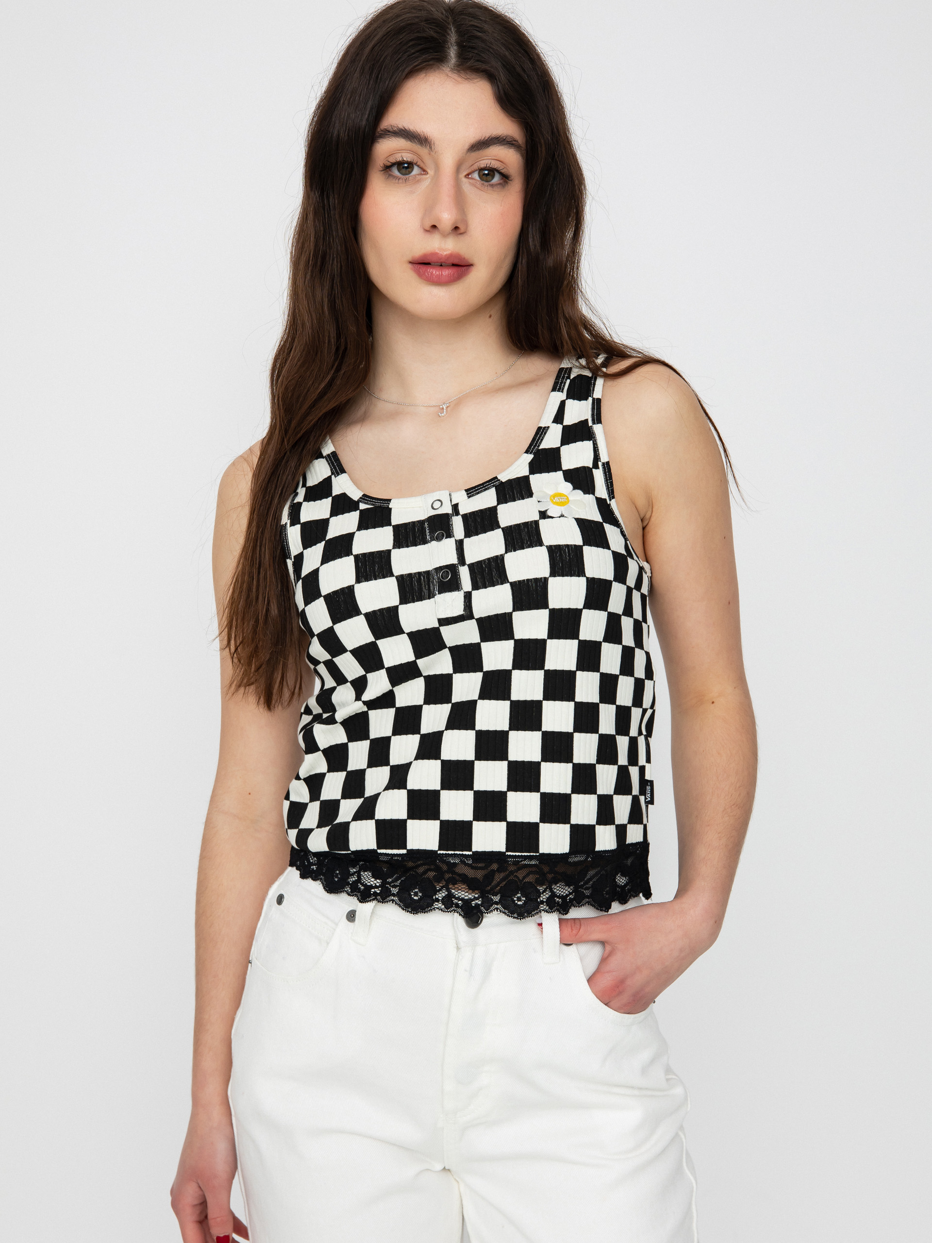 Vans Oversized Floral póló Wmn (oversized floral black)