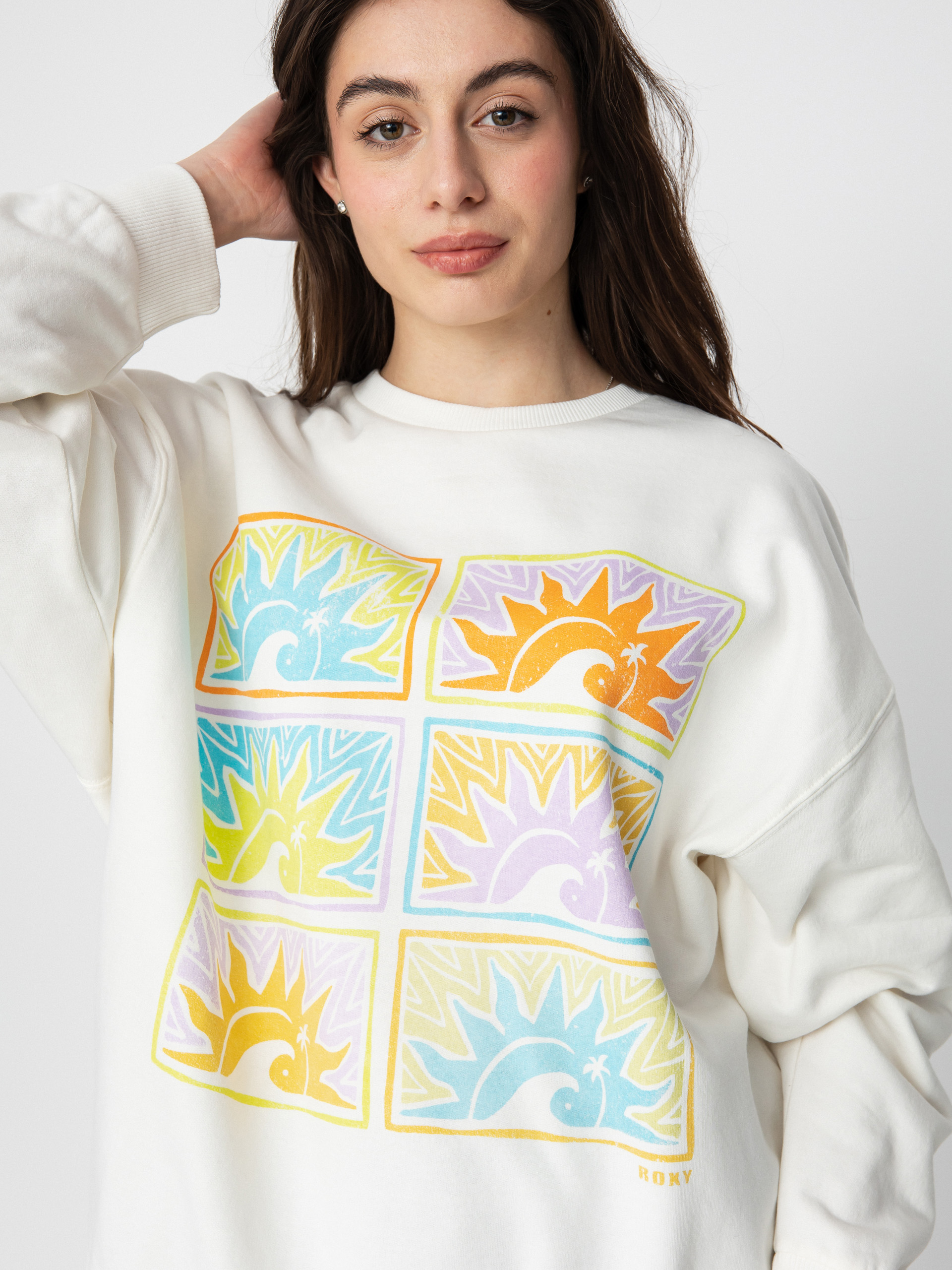 Roxy Morning Hike F Pulóver Wmn (snow white)