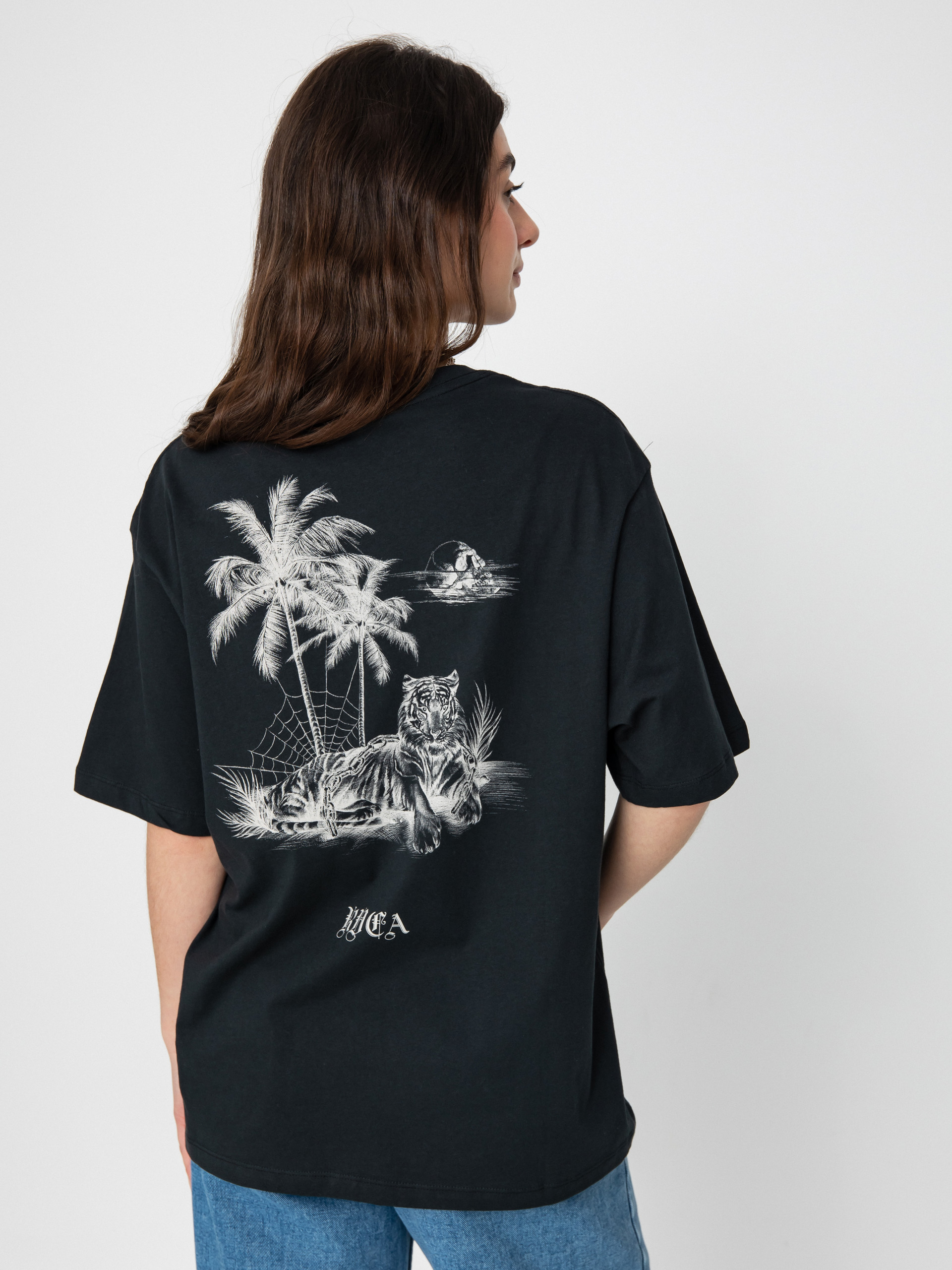 RVCA Tiger Beach póló Wmn (black)