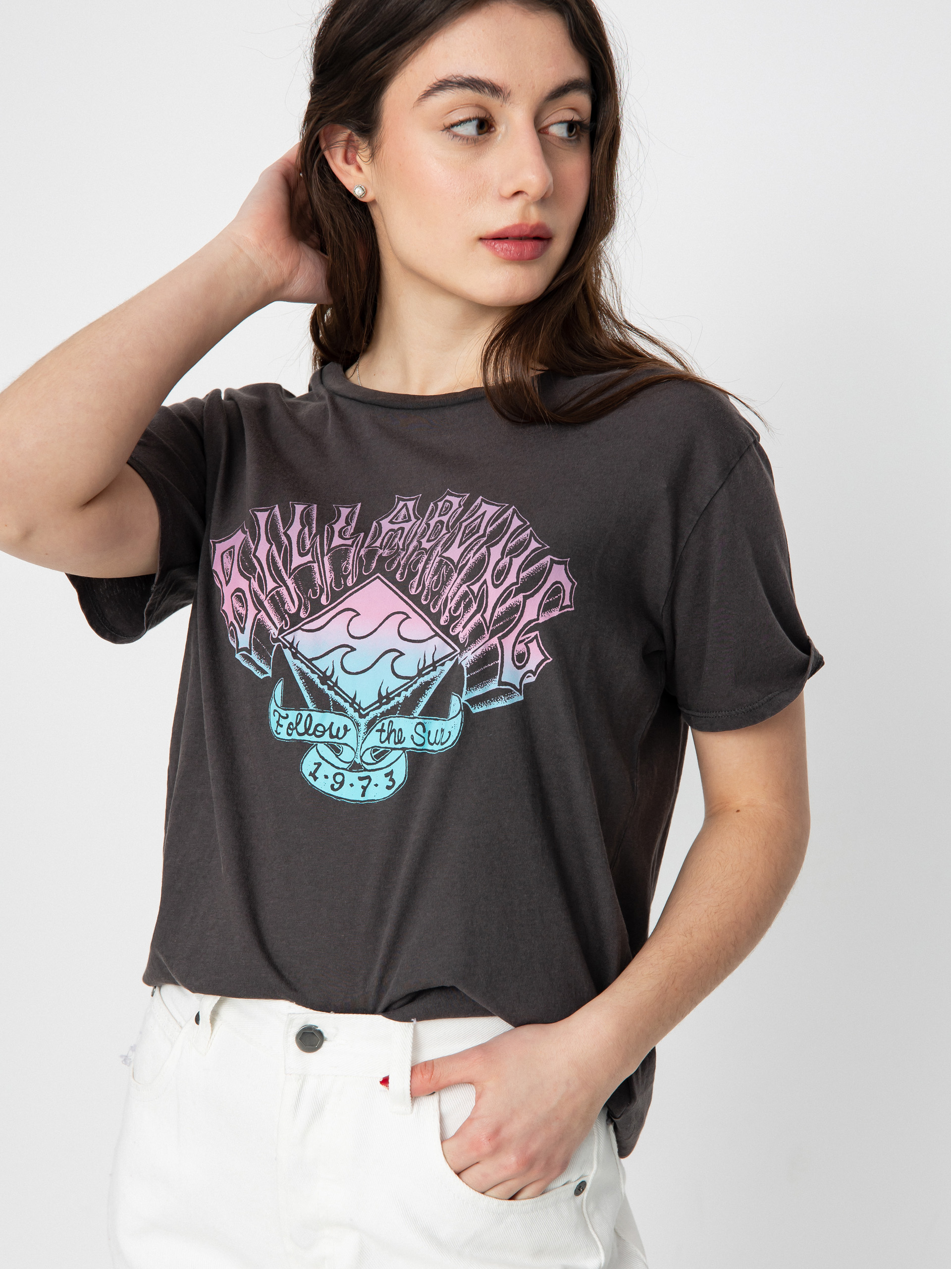 Billabong Follow The Sun póló Wmn (off black)