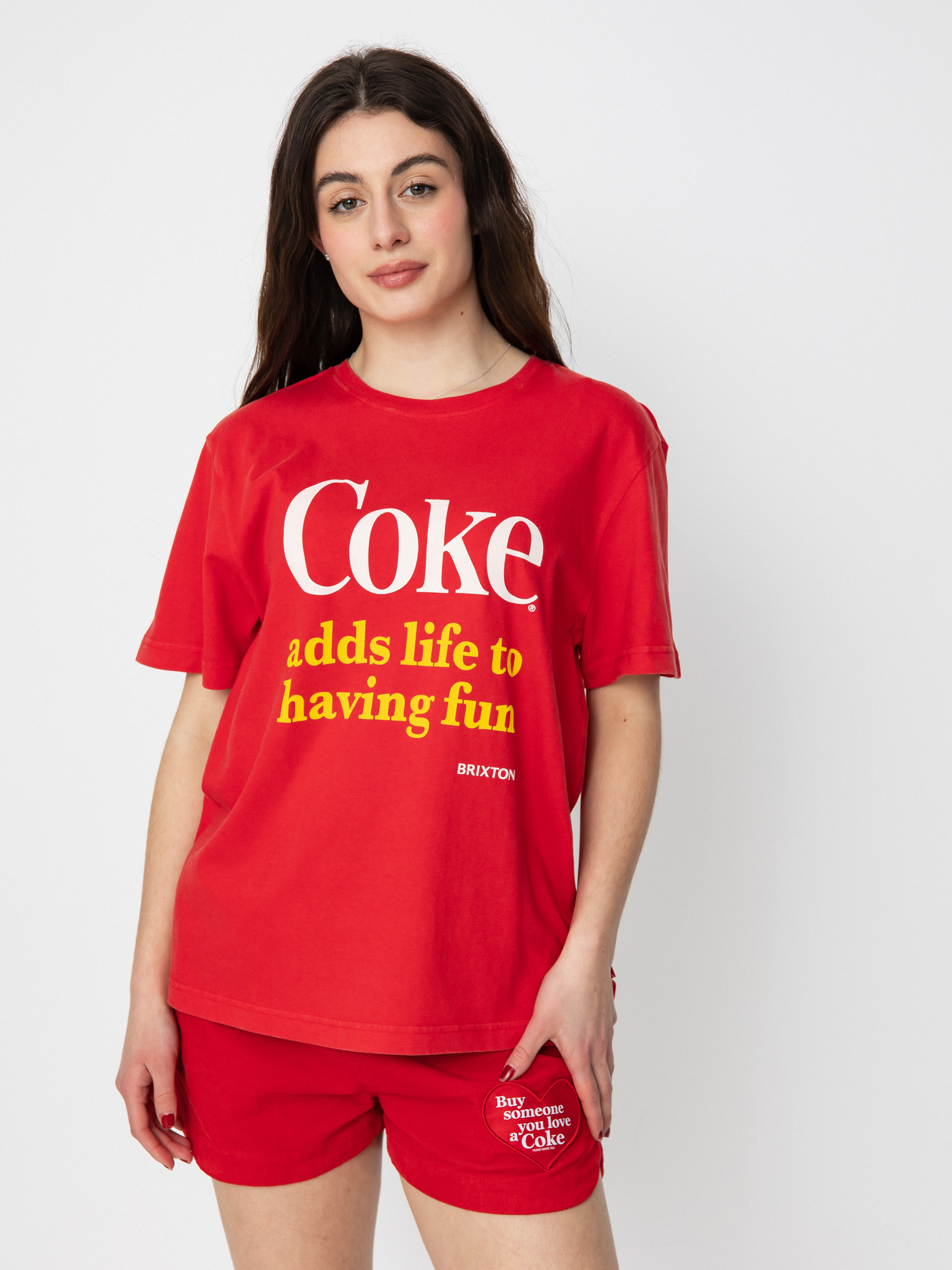 Brixton Coca-Cola Having Fun Vintage pu00f3lu00f3 Wmn (cokered)