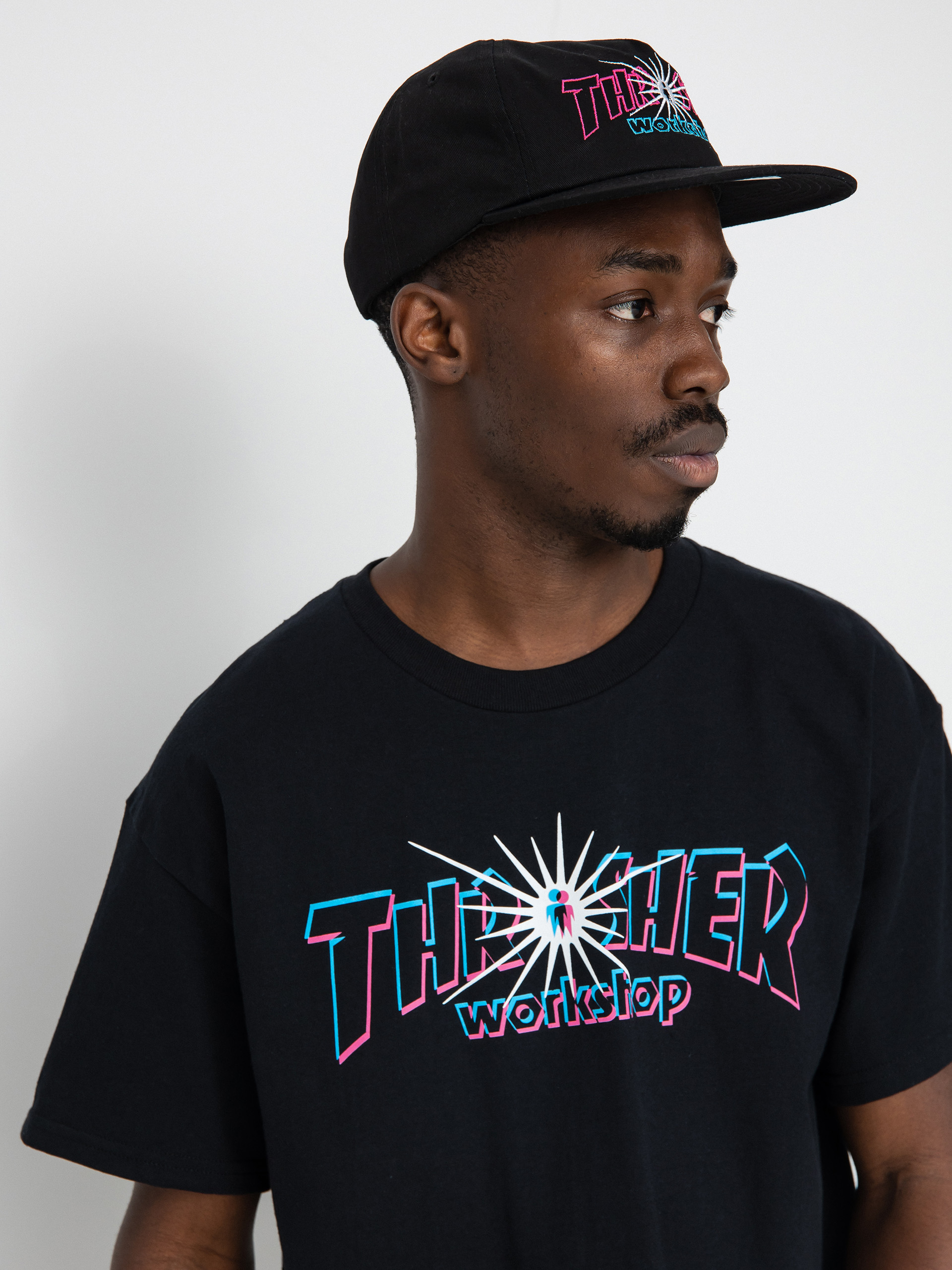 Thrasher X Alien Workshop Nova póló (black)