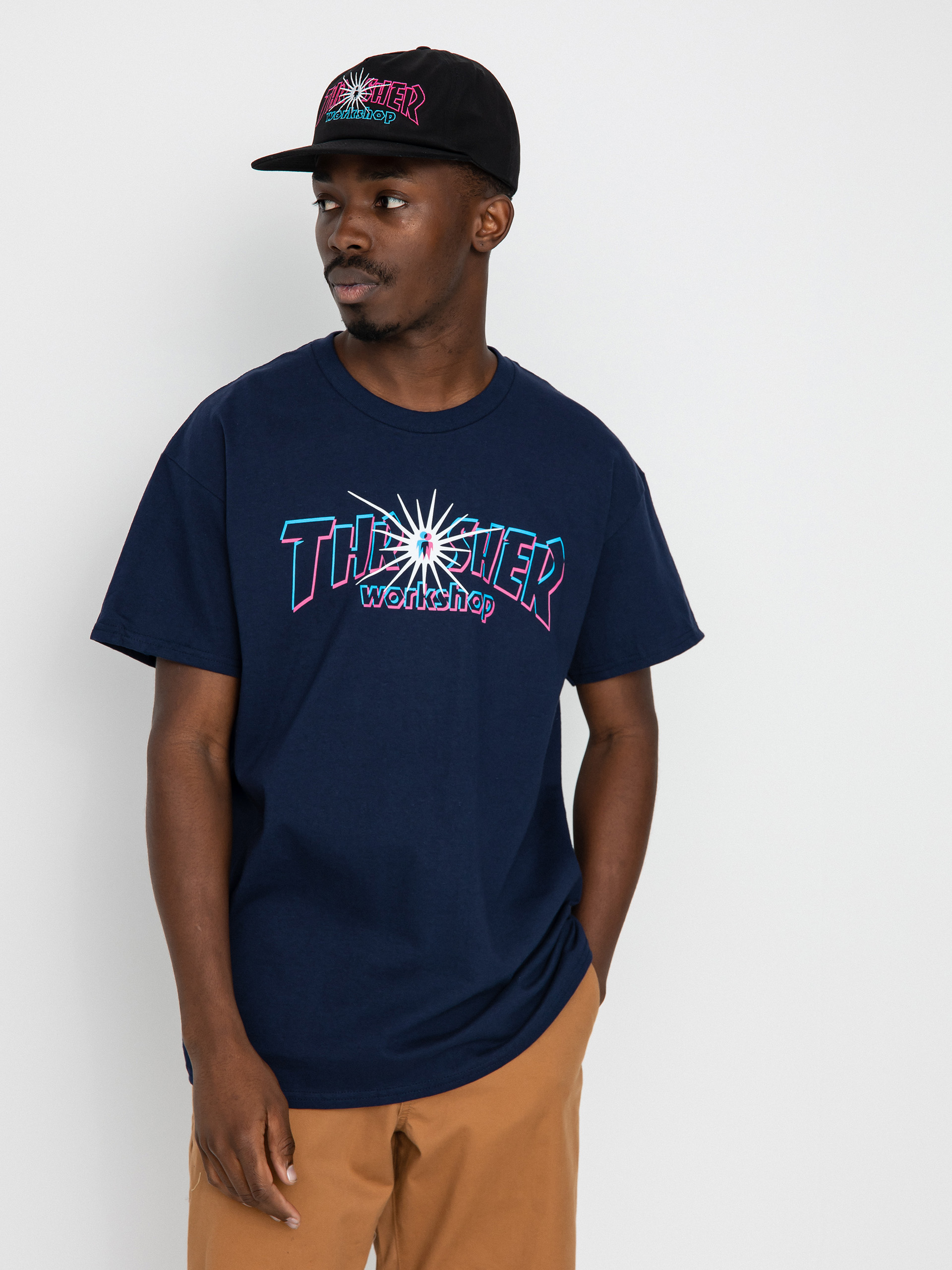 Thrasher X Alien Workshop Nova póló (navy)