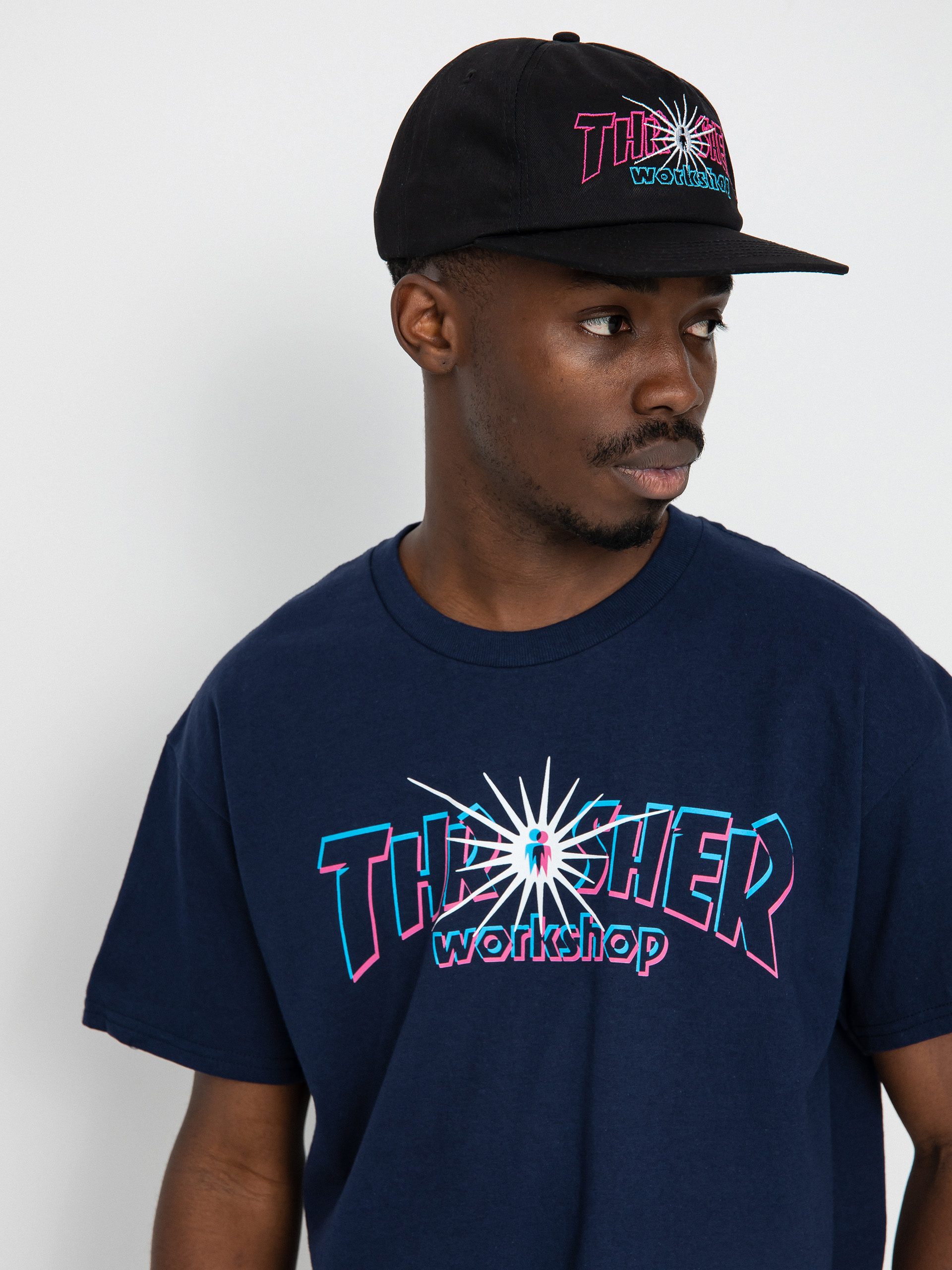 Thrasher X Alien Workshop Nova póló (navy)