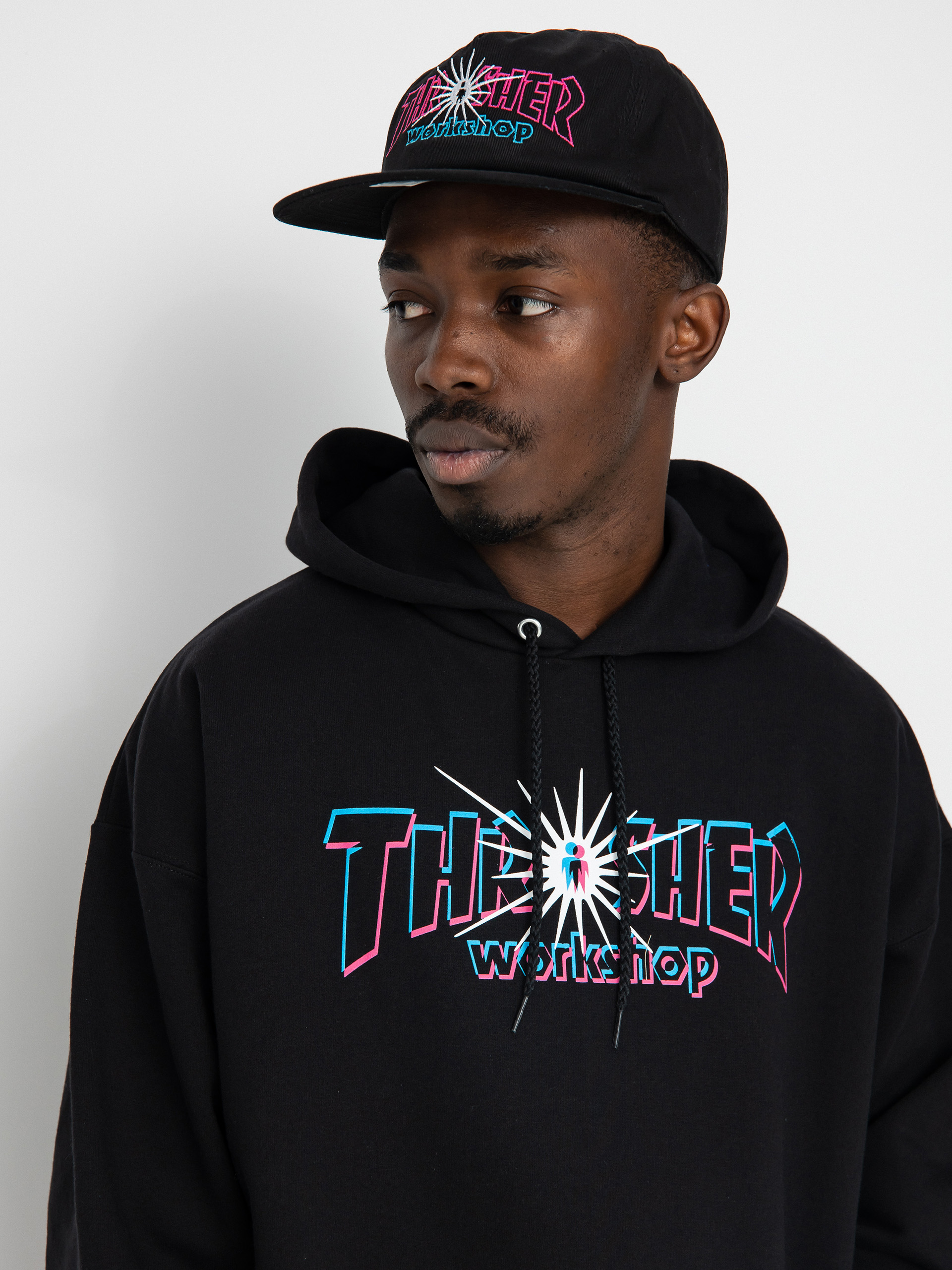 Thrasher X Alien Workshop Nova HD Kapucnis pulóver (black)
